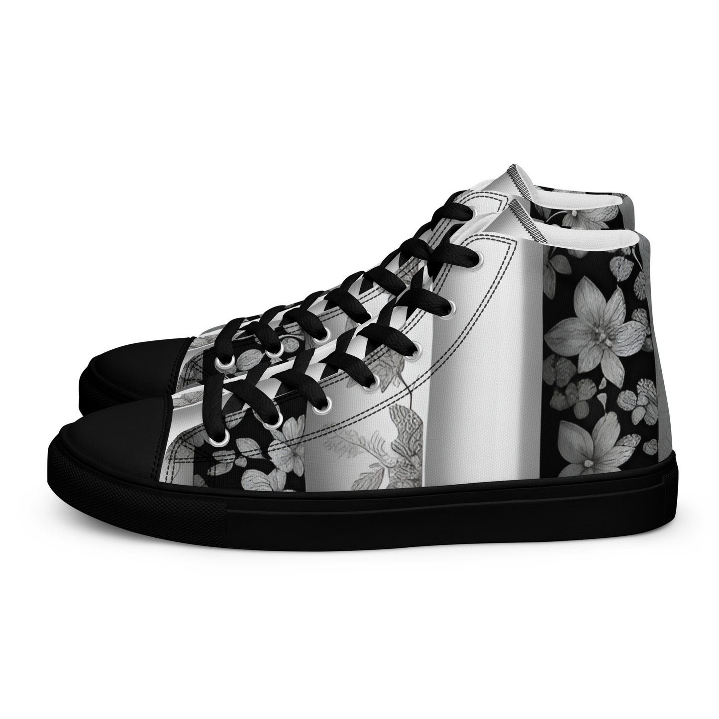 Men’s high top canvas shoes