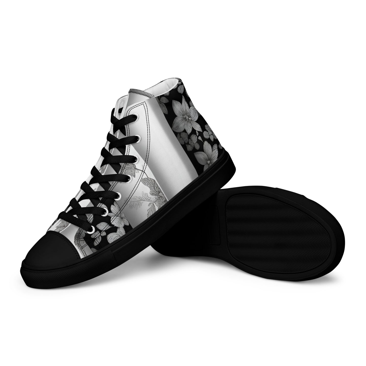 Men’s high top canvas shoes