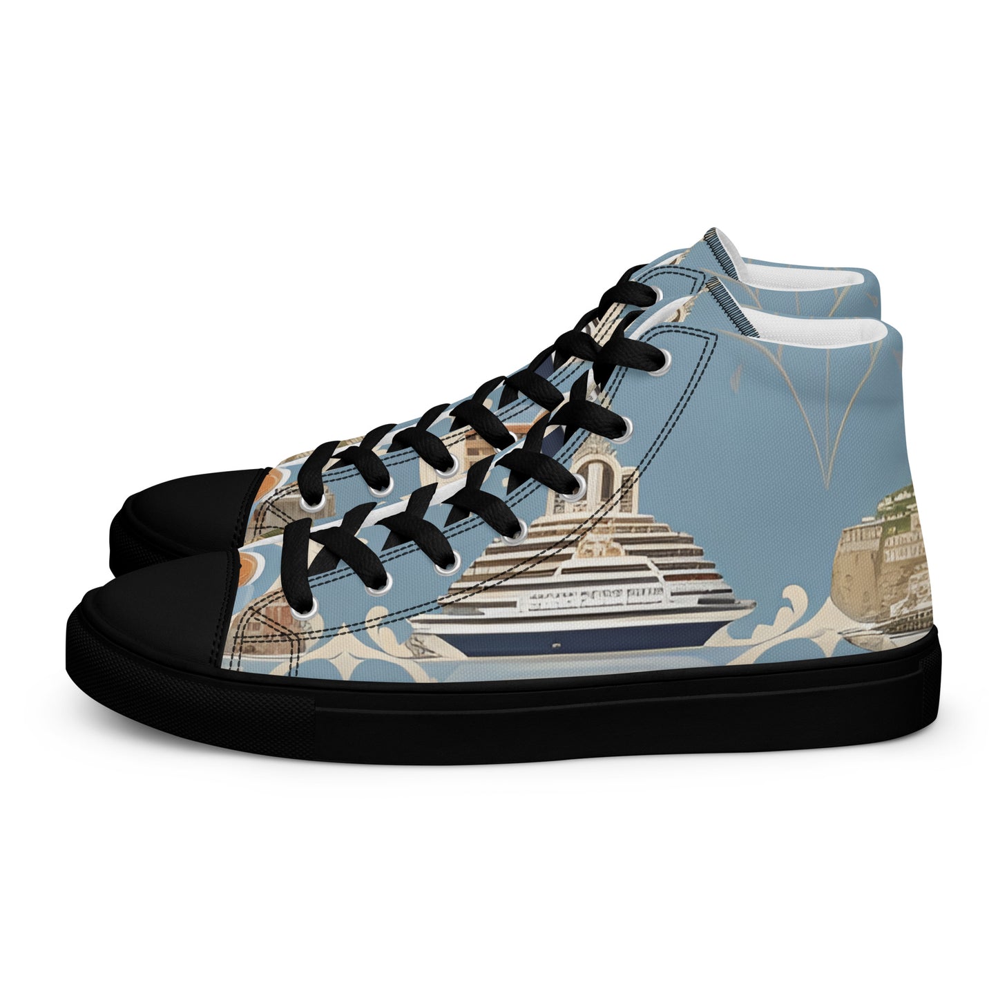 Men’s high top canvas shoes