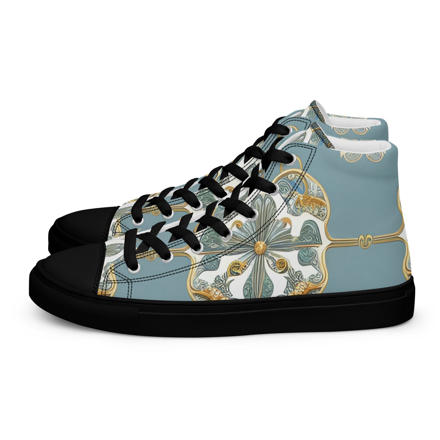 Men’s high top canvas shoes