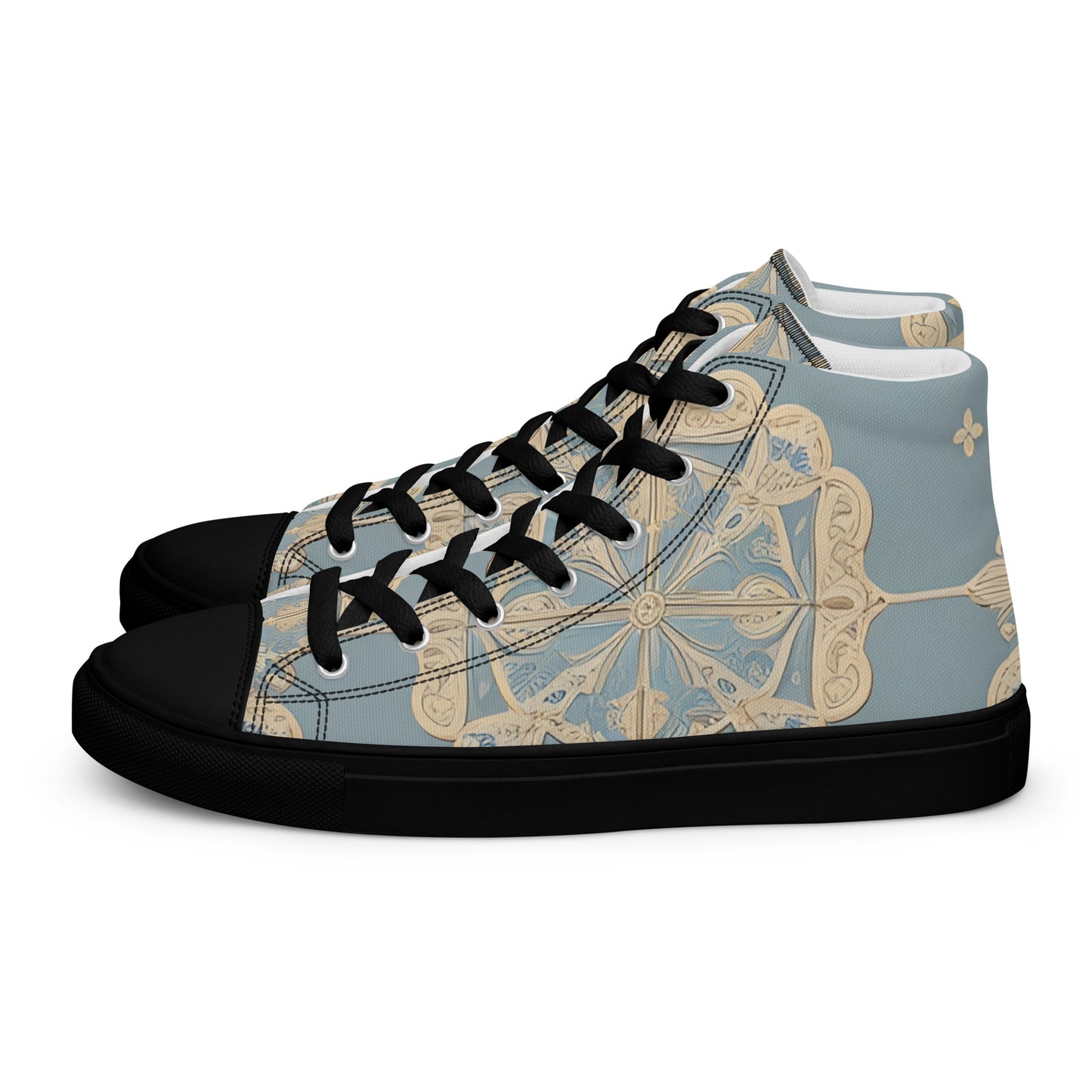 Men’s high top canvas shoes