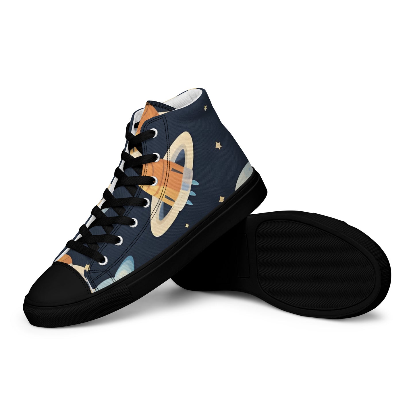 Men’s high top canvas shoes