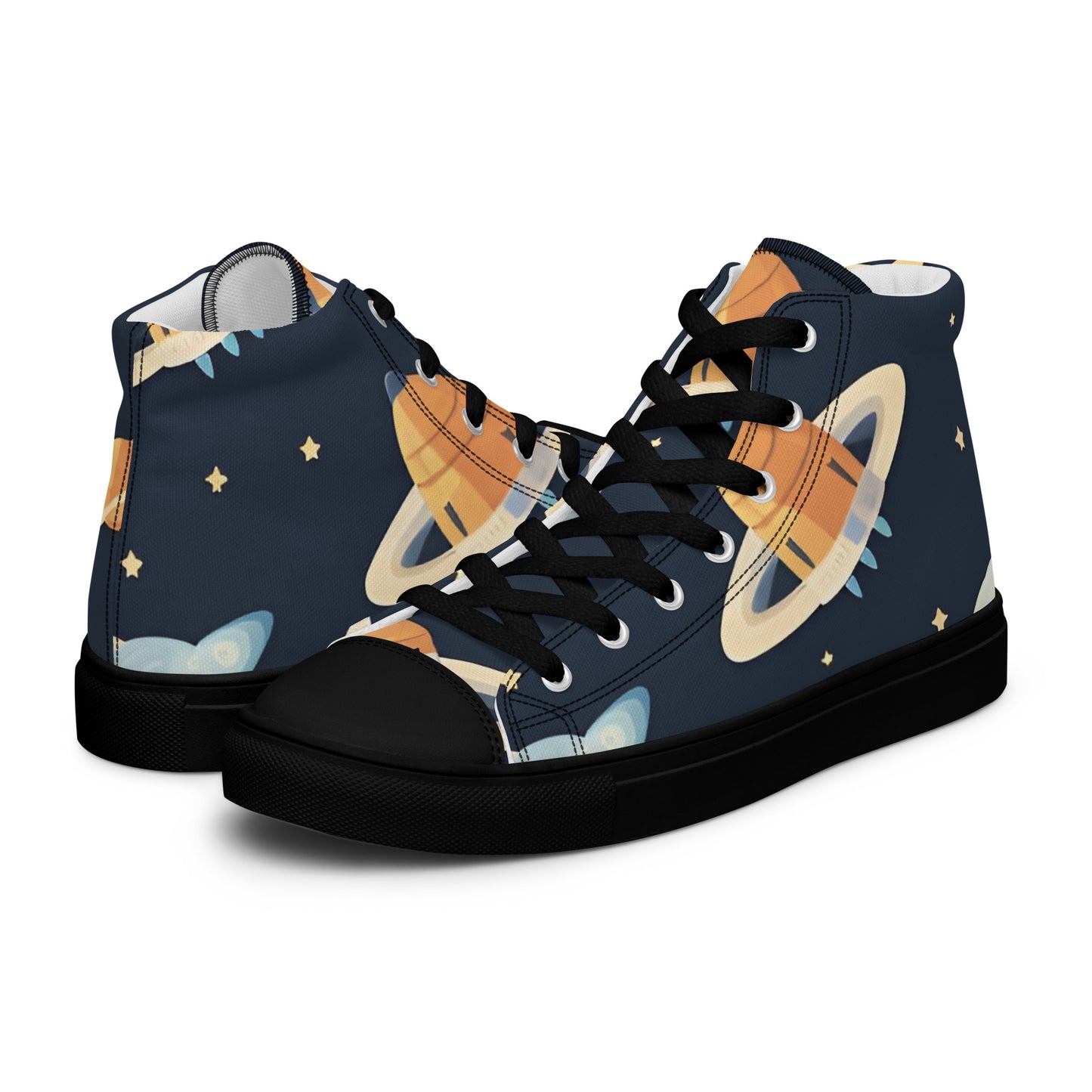 Men’s high top canvas shoes