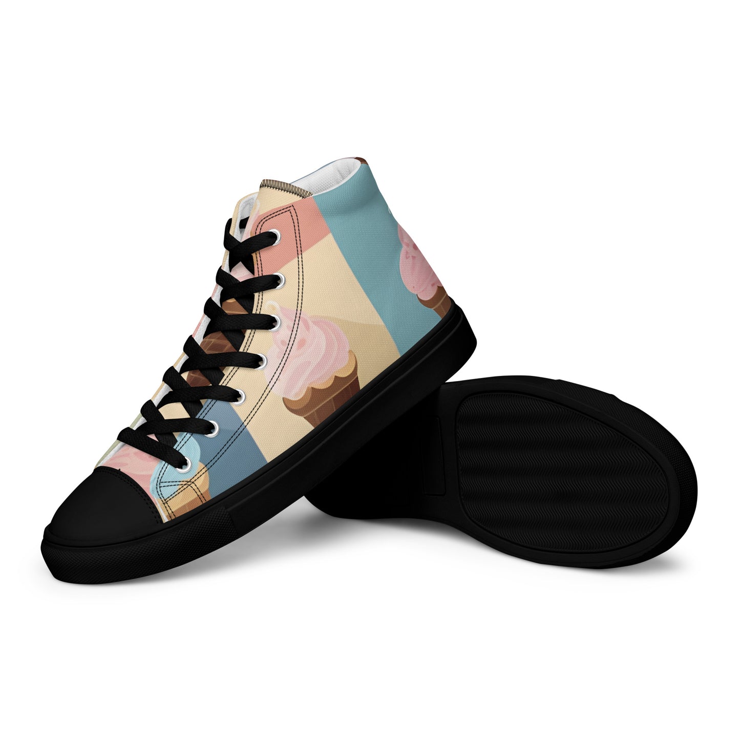 Men’s high top canvas shoes