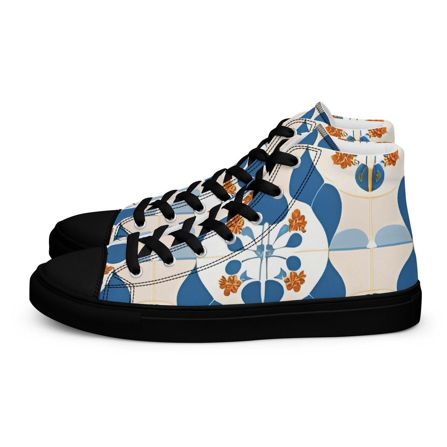 Men’s high top canvas shoes