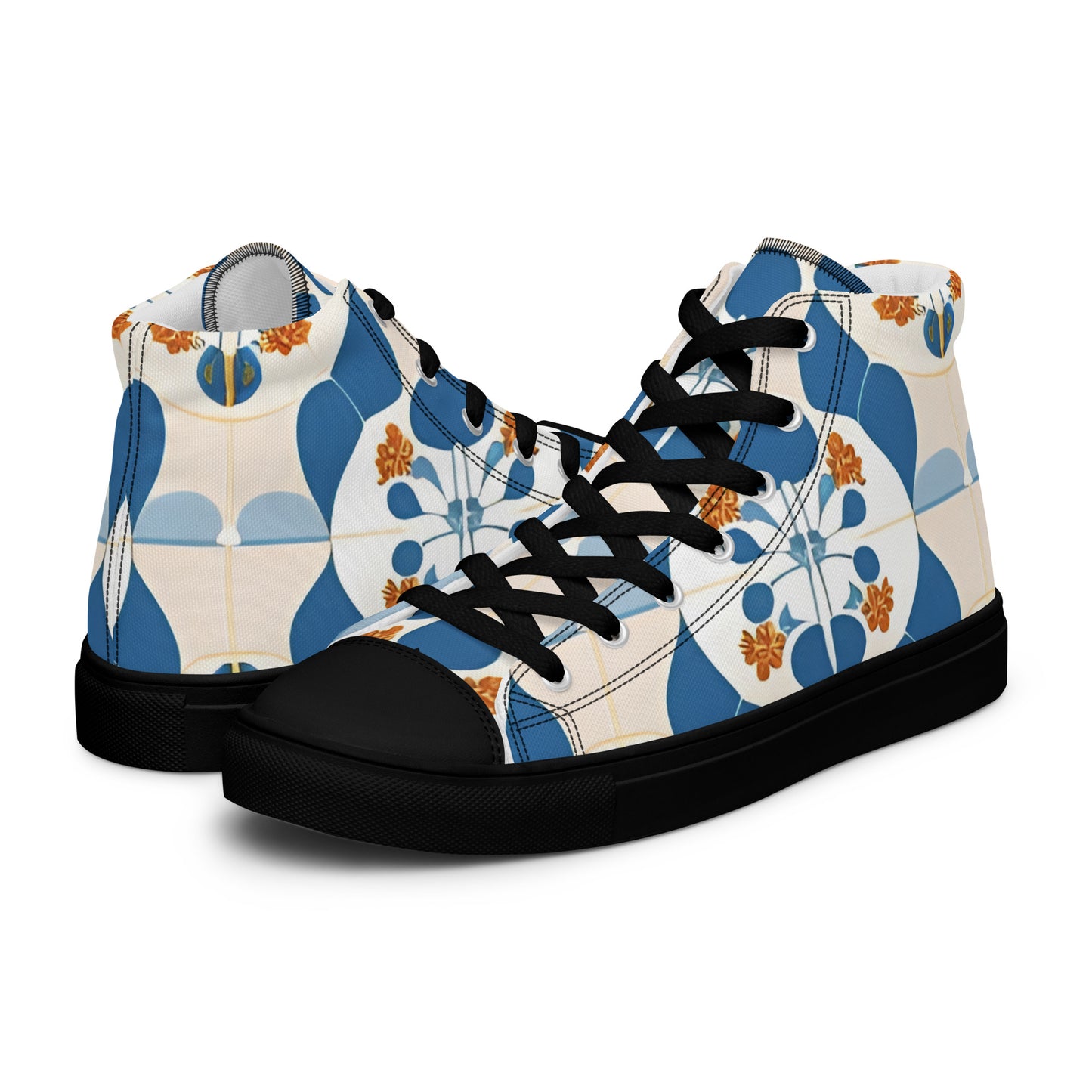 Men’s high top canvas shoes