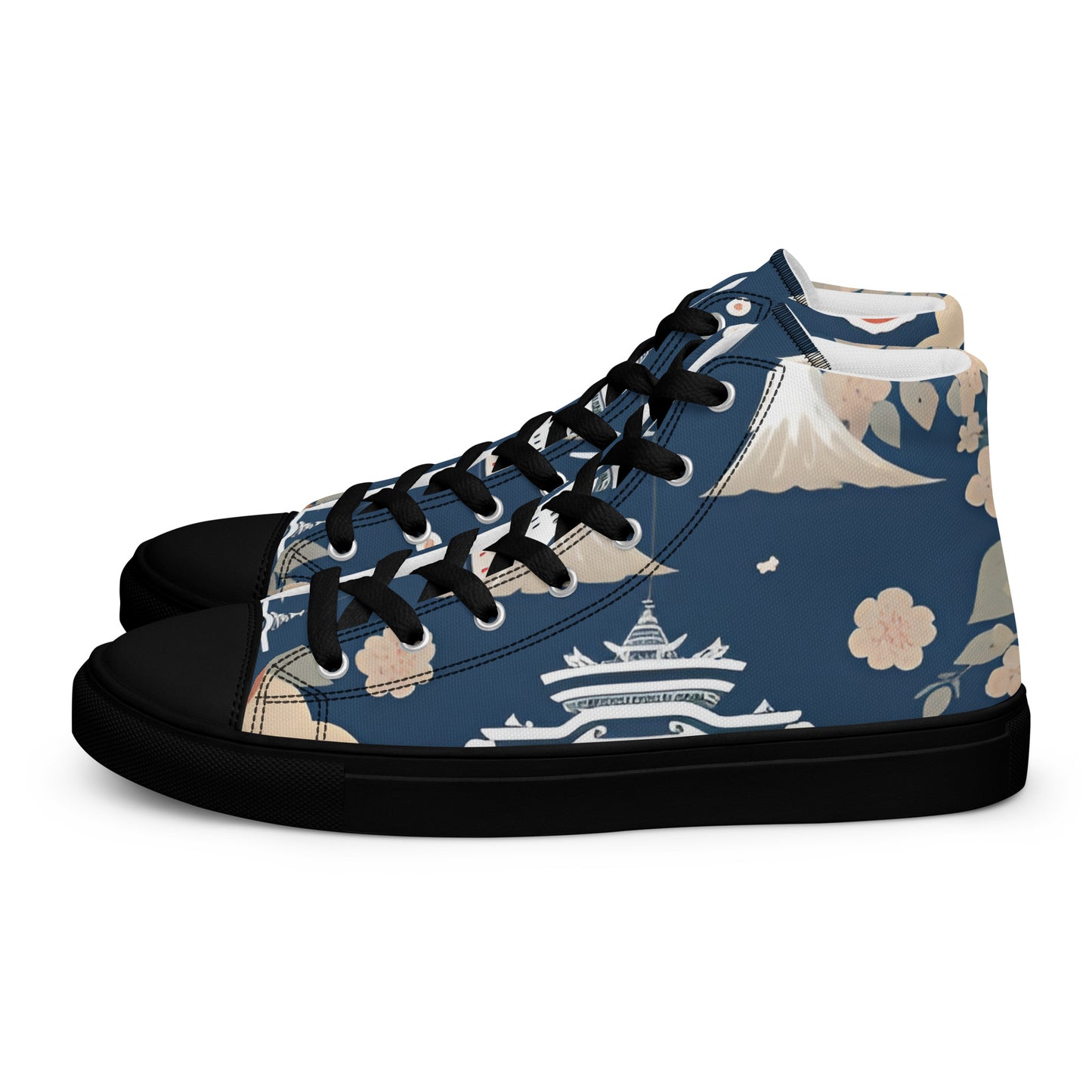 Men’s high top canvas shoes