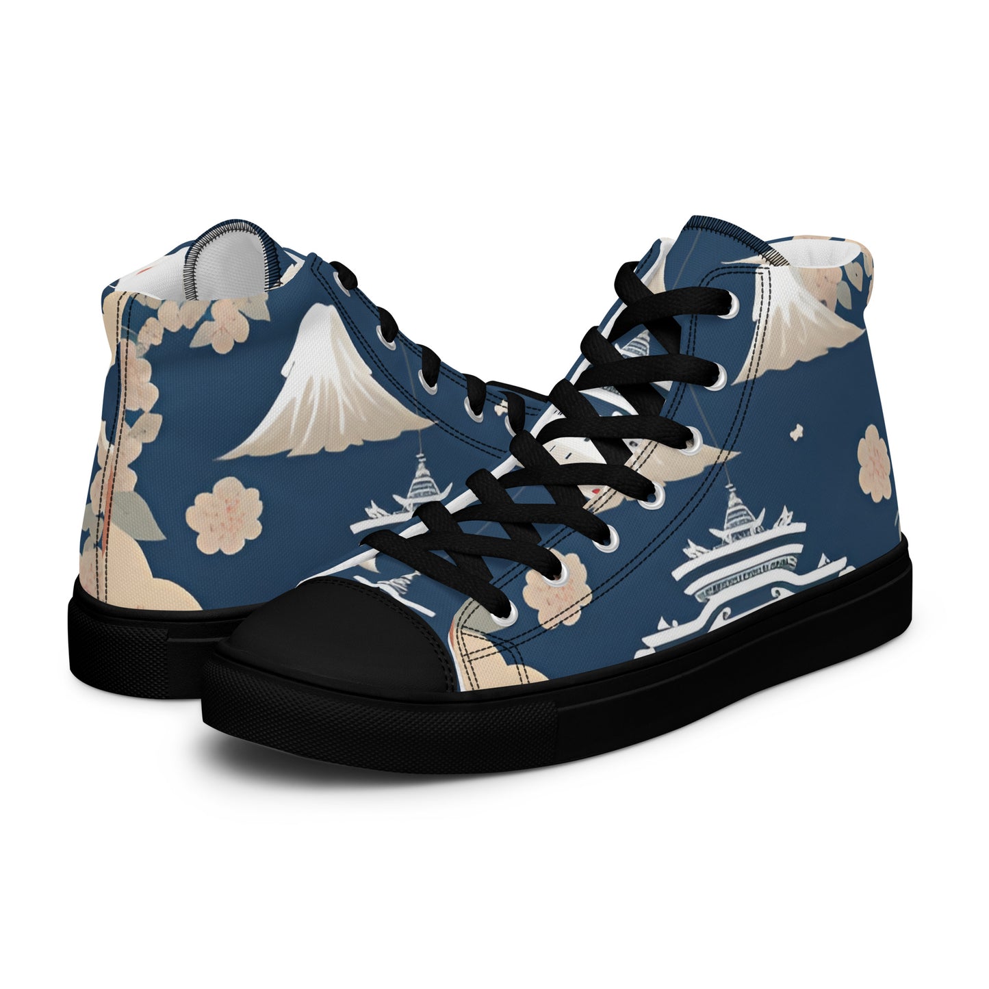 Men’s high top canvas shoes