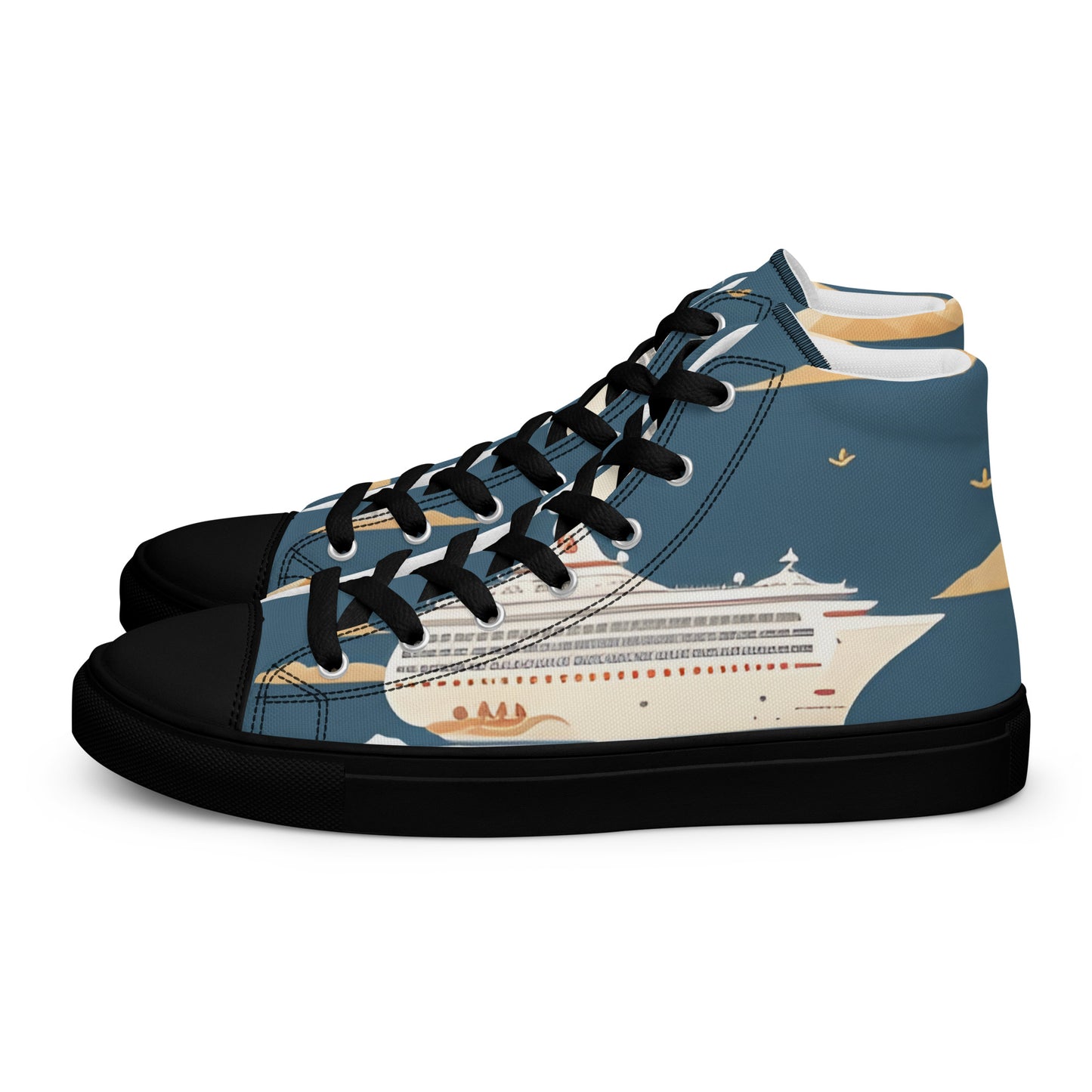 Men’s high top canvas shoes