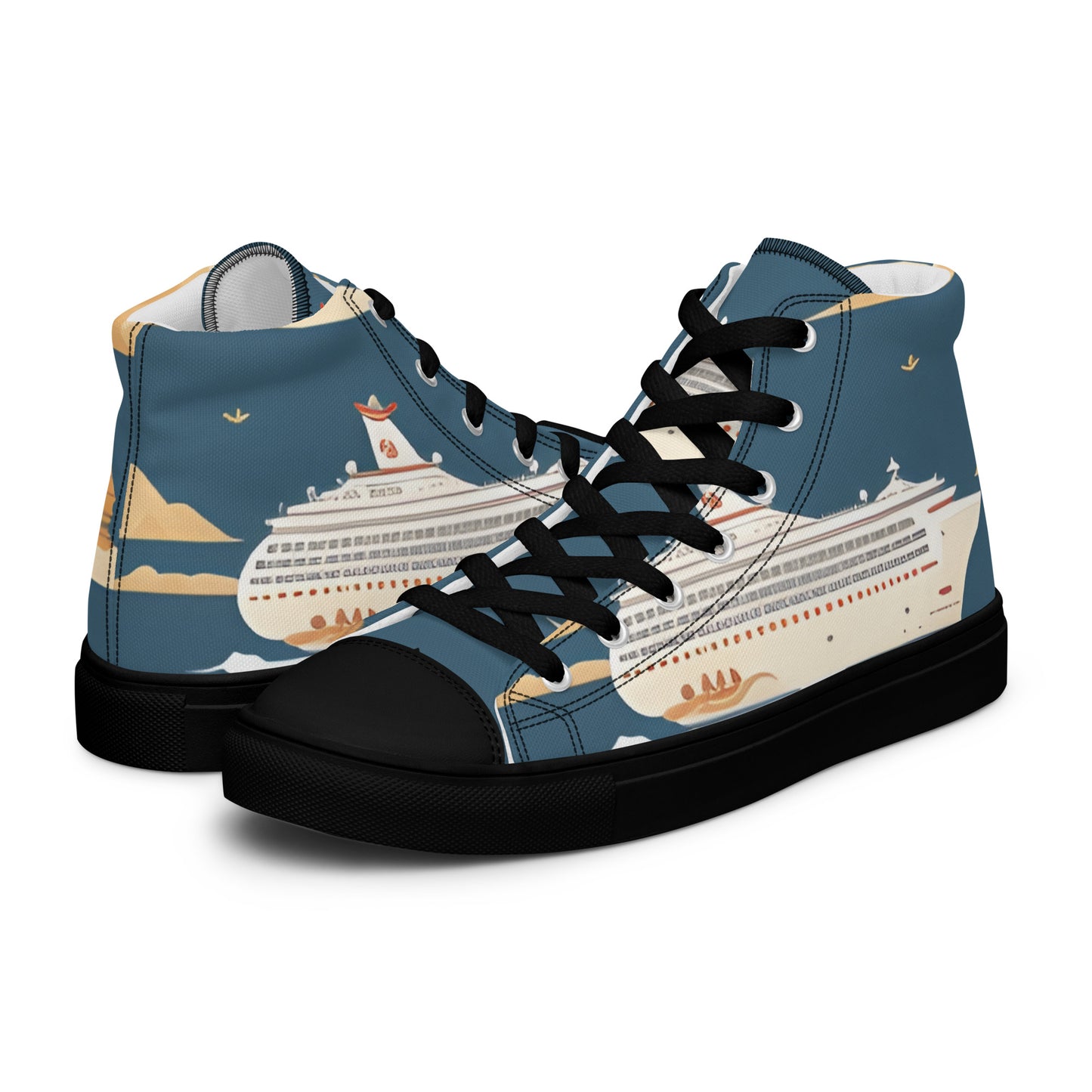 Men’s high top canvas shoes