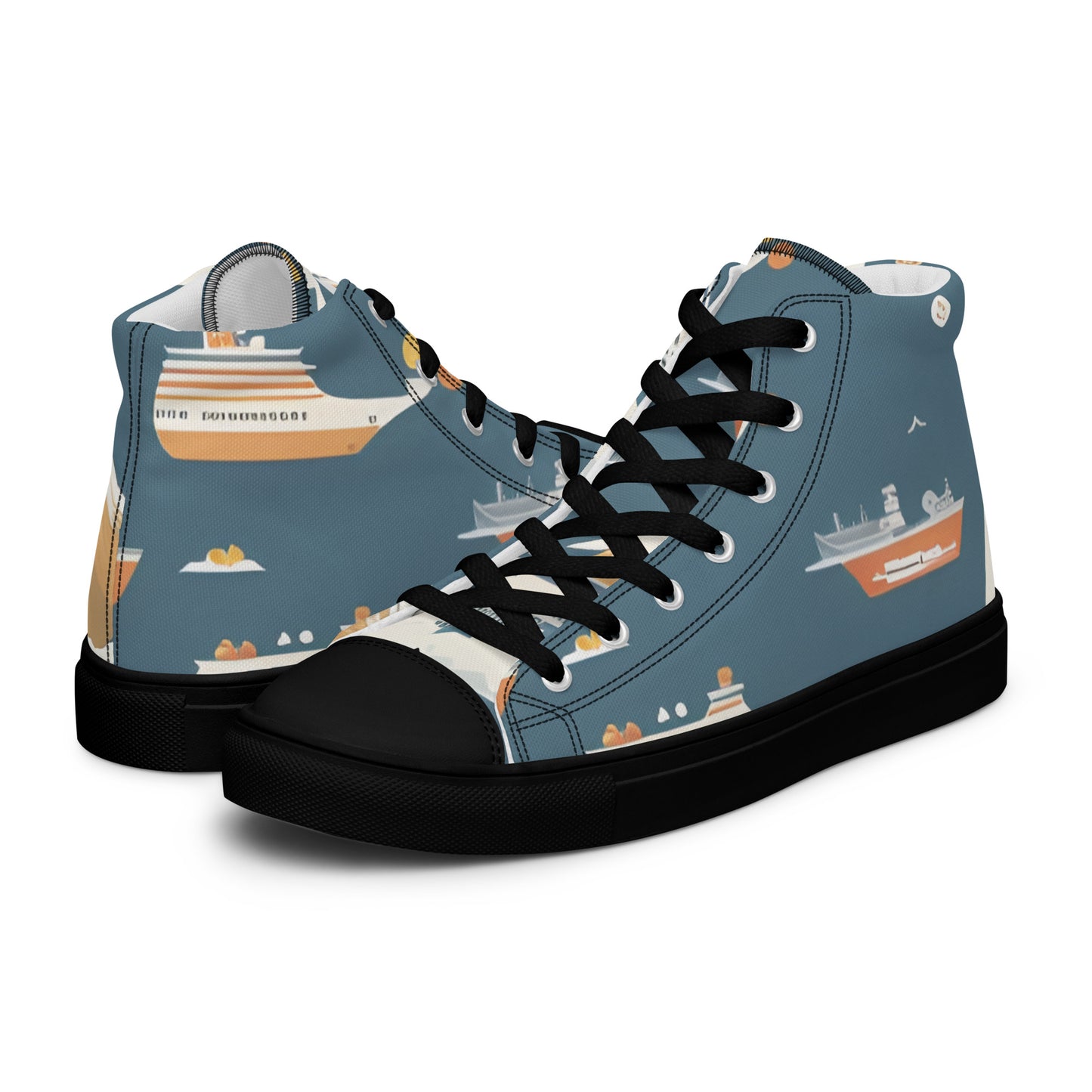 Men’s high top canvas shoes