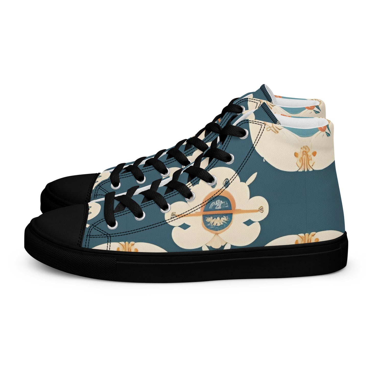 Men’s high top canvas shoes