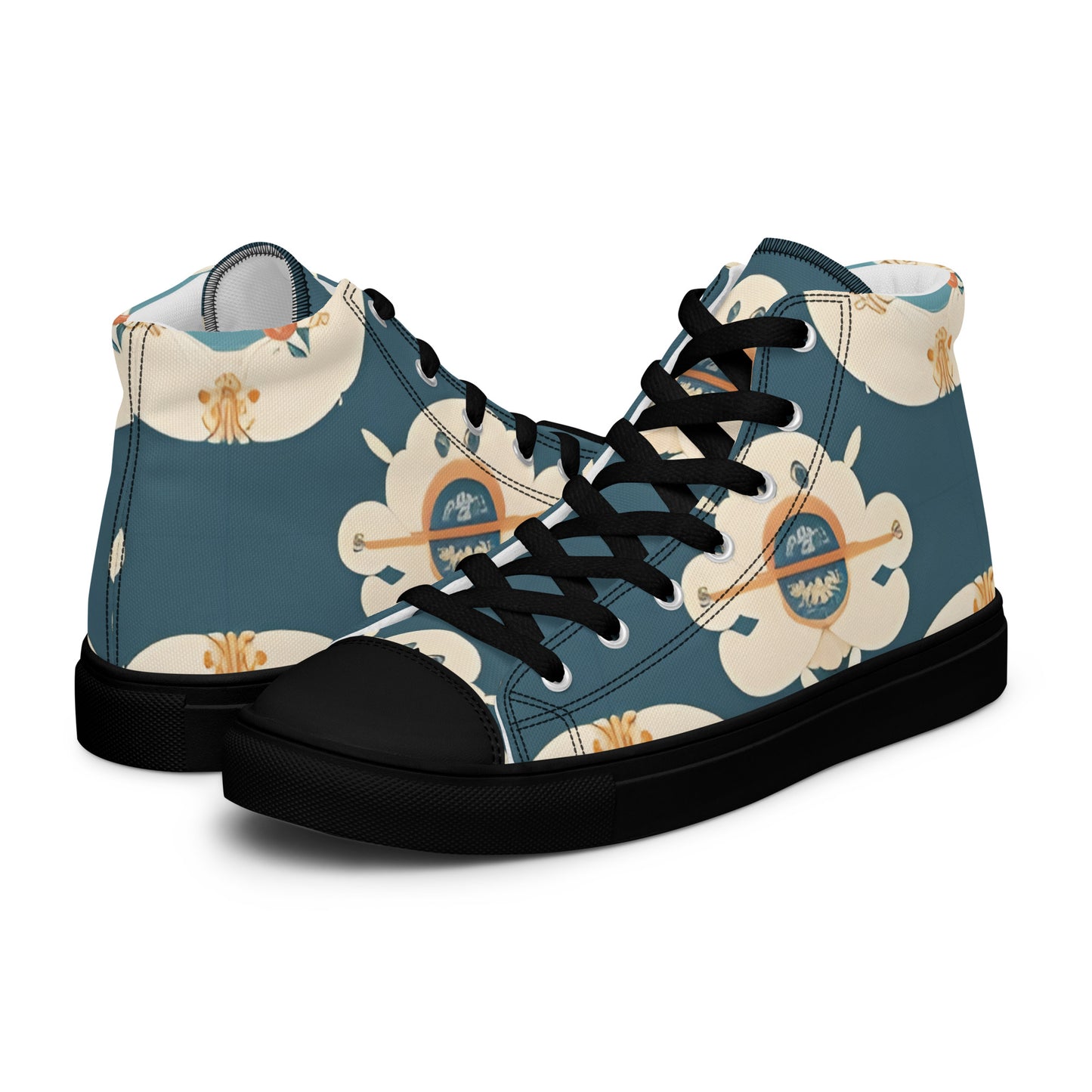 Men’s high top canvas shoes