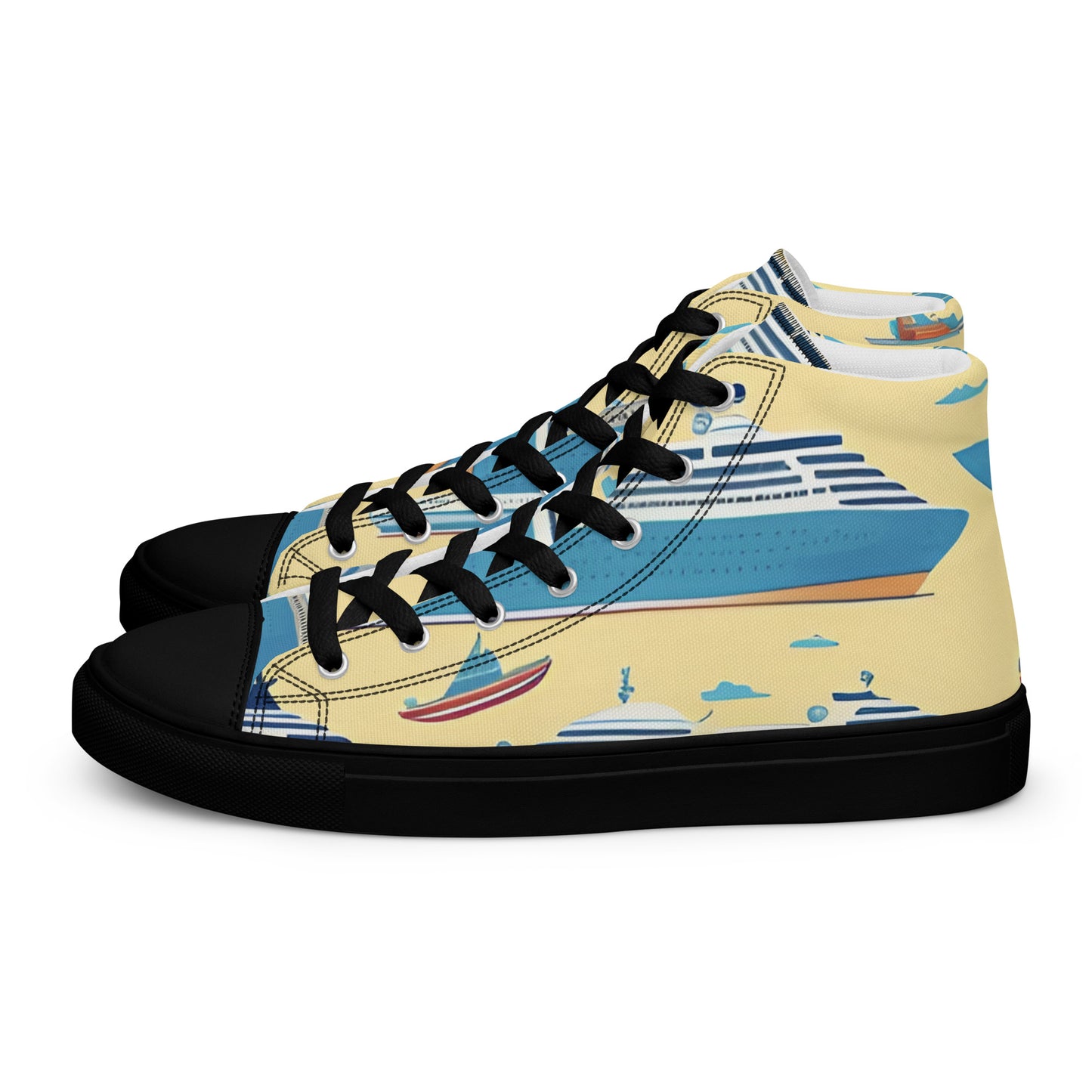 Men’s high top canvas shoes