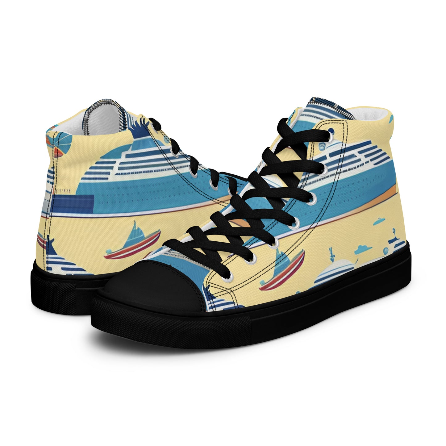 Men’s high top canvas shoes