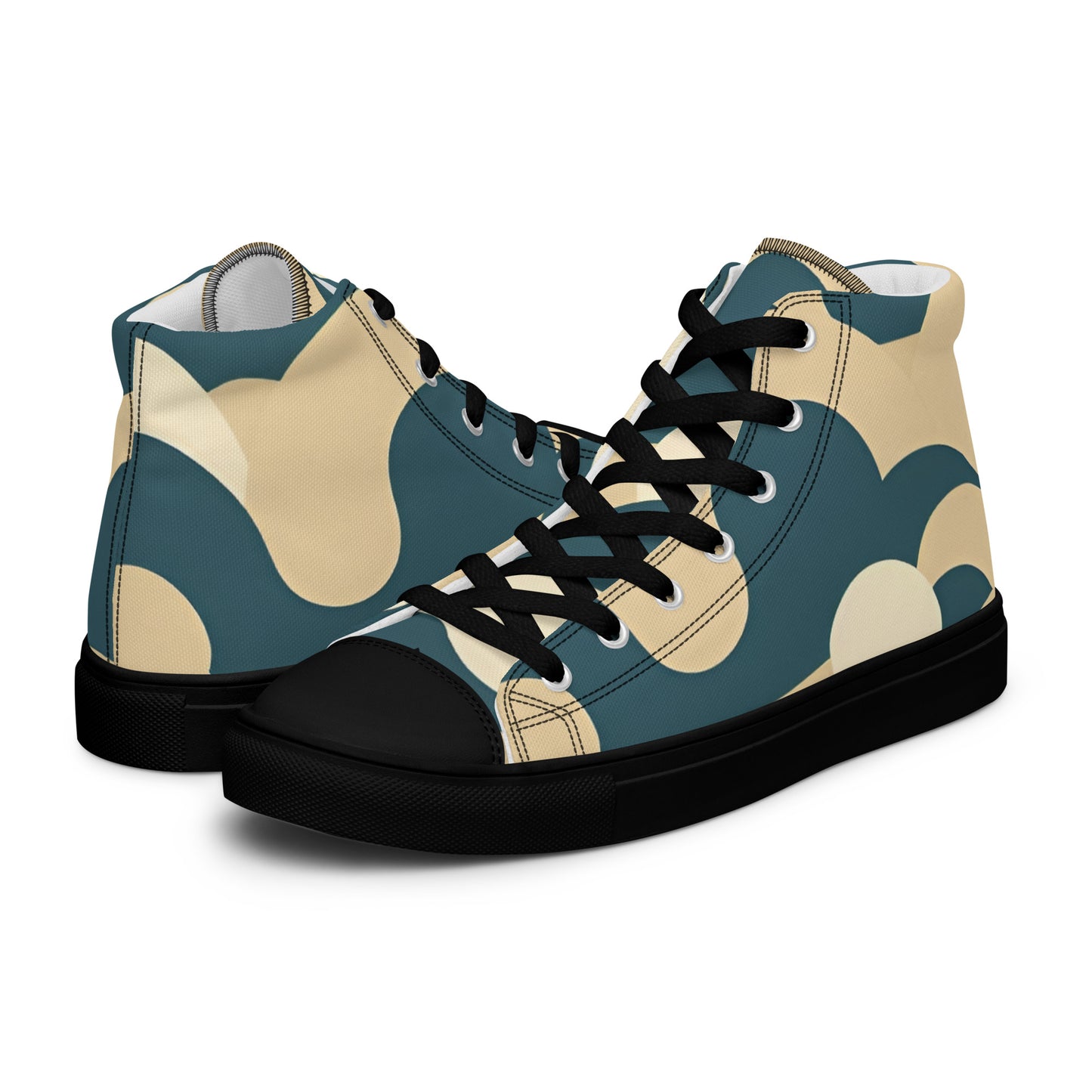 Men’s high top canvas shoes