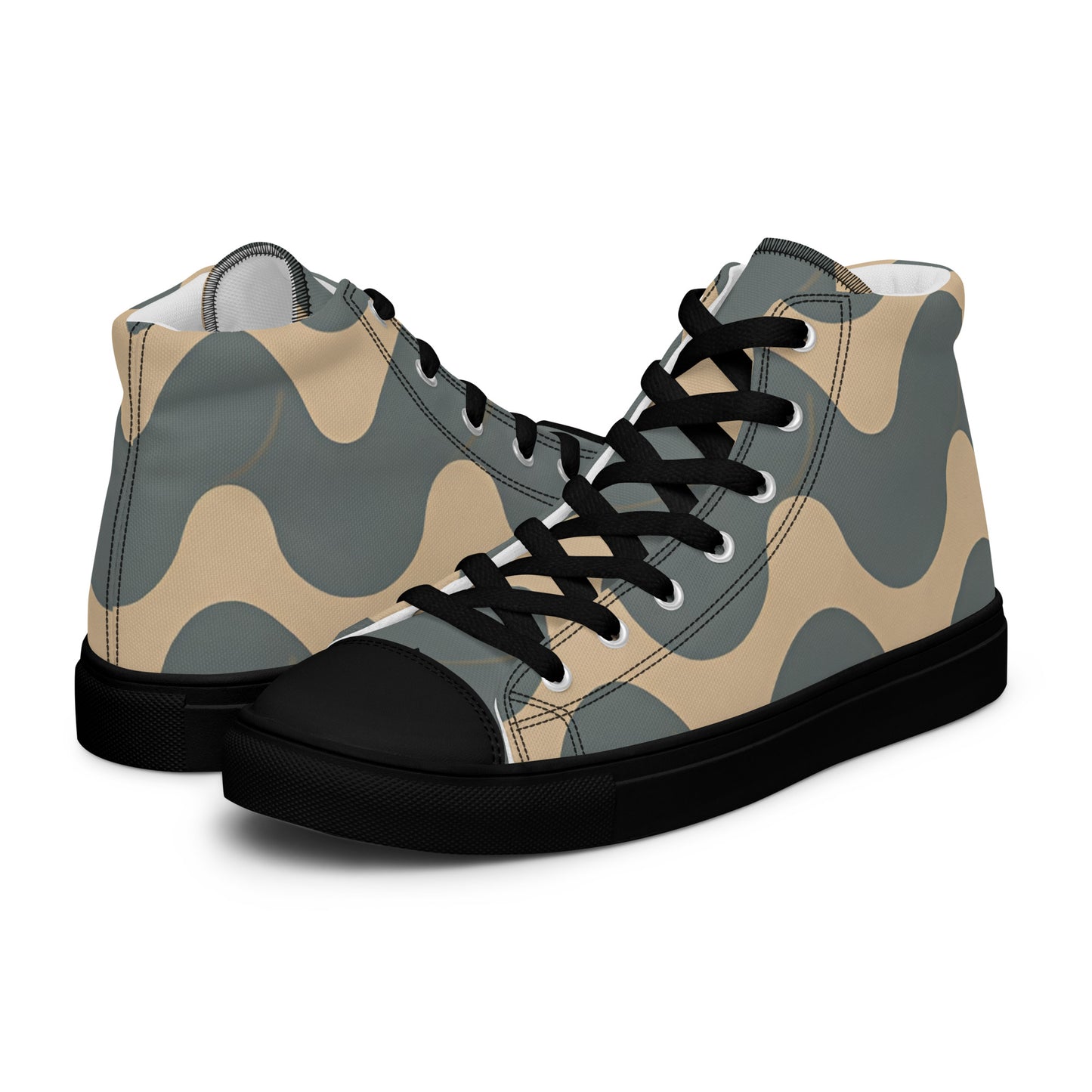 Men’s high top canvas shoes