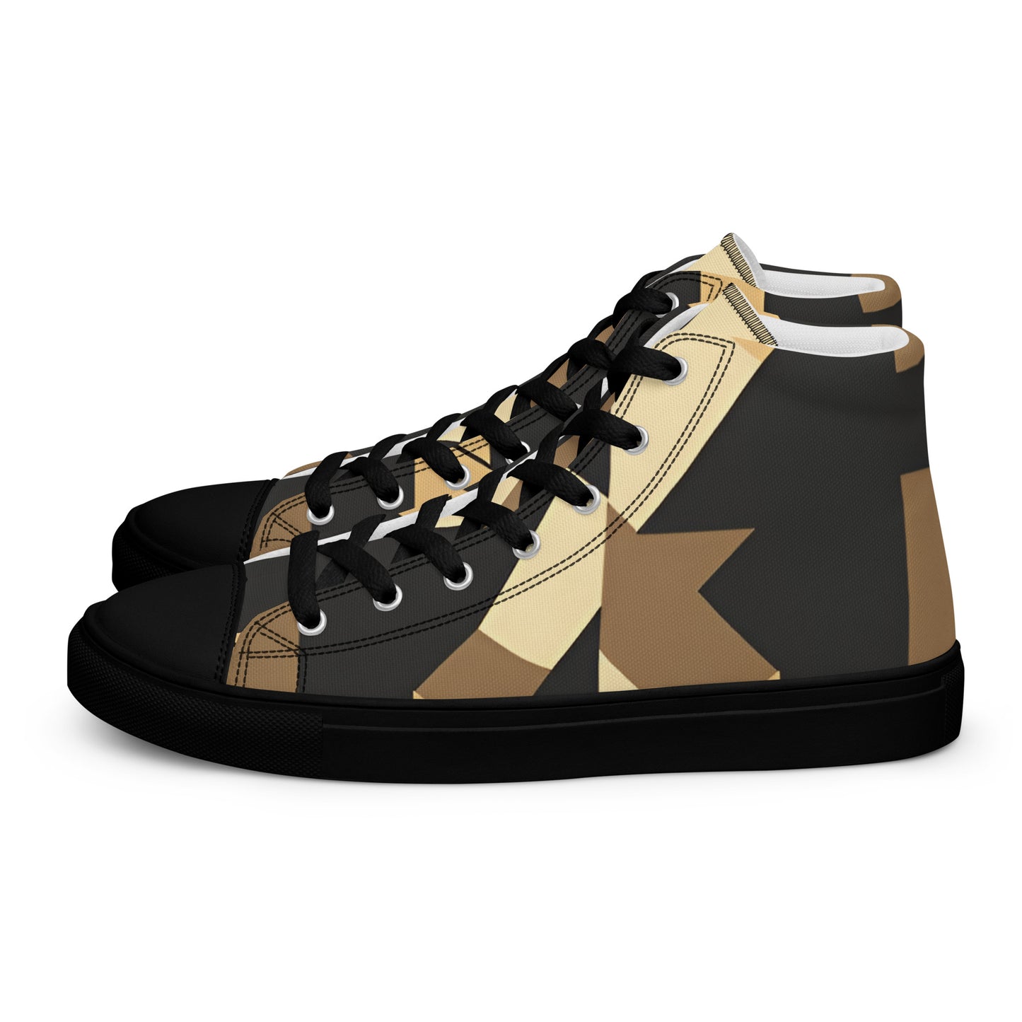 Men’s high top canvas shoes