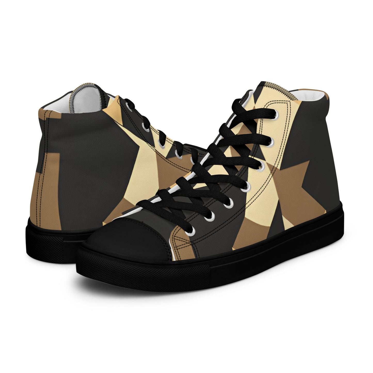 Men’s high top canvas shoes