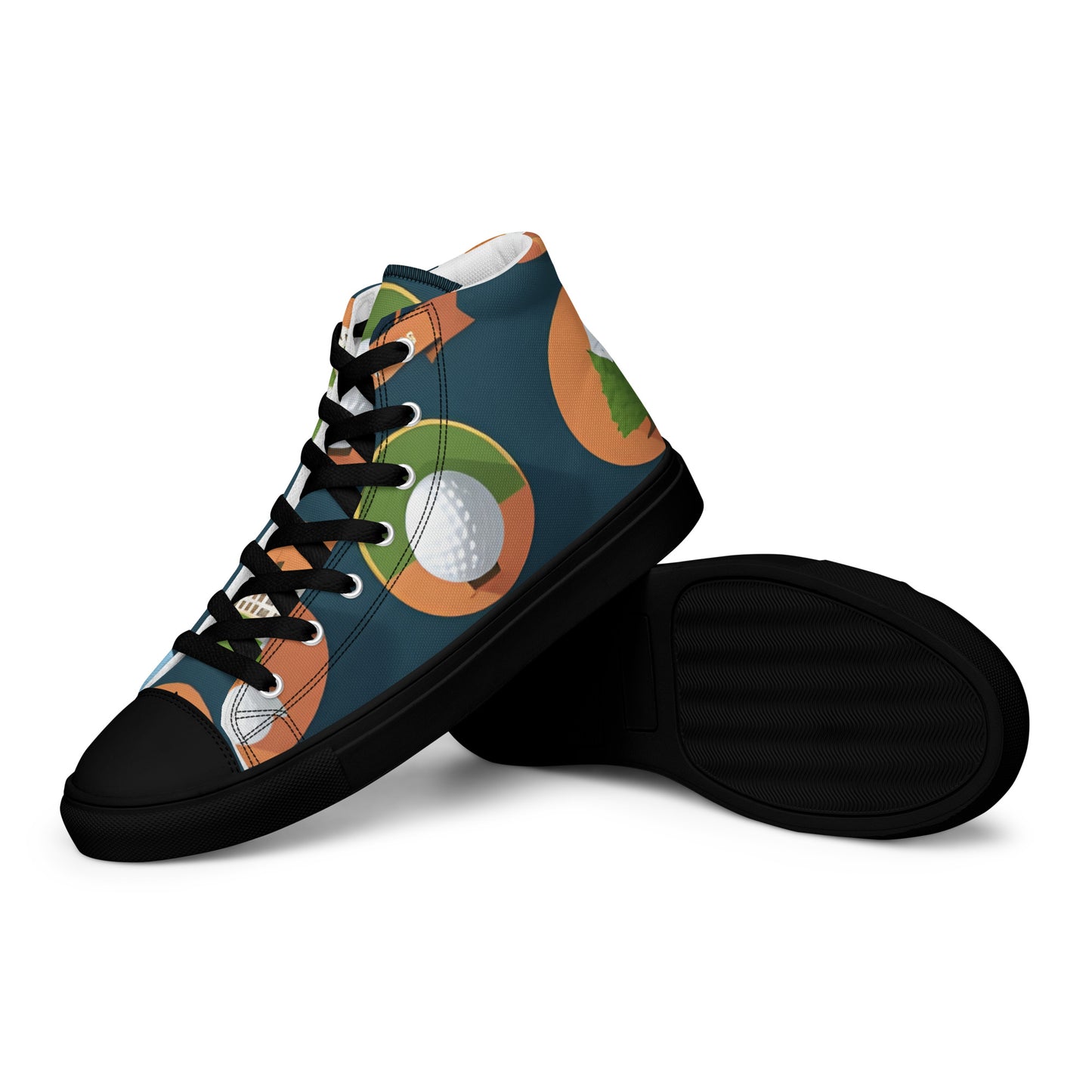 Men’s high top canvas shoes