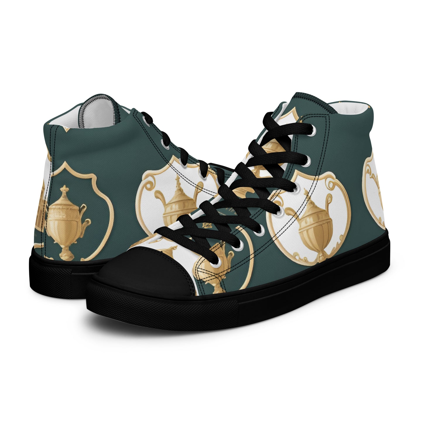 Men’s high top canvas shoes