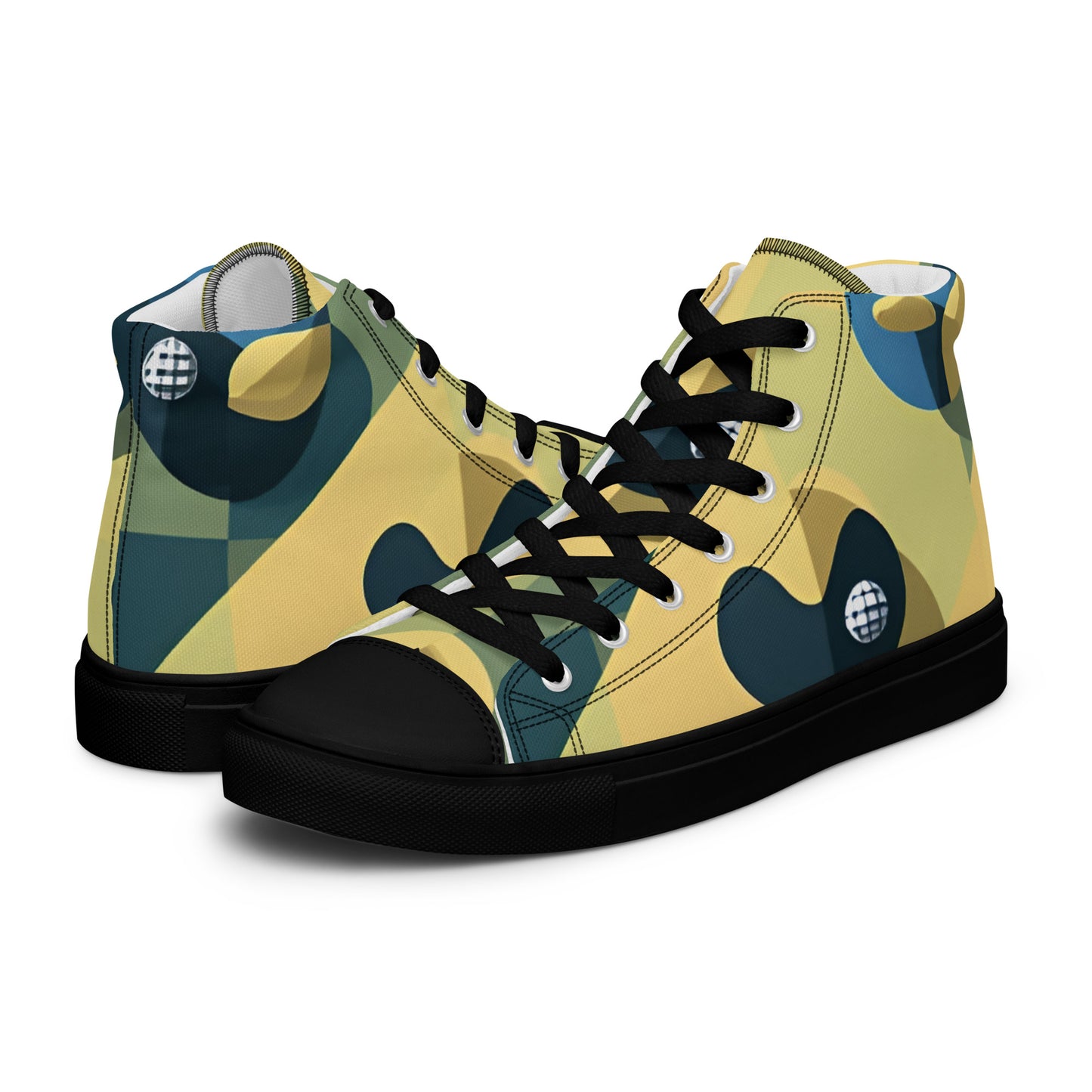 Men’s high top canvas shoes