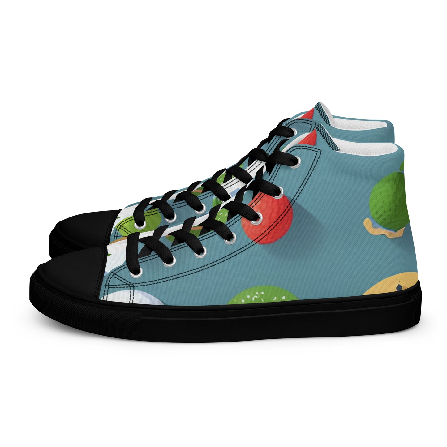 Men’s high top canvas shoes