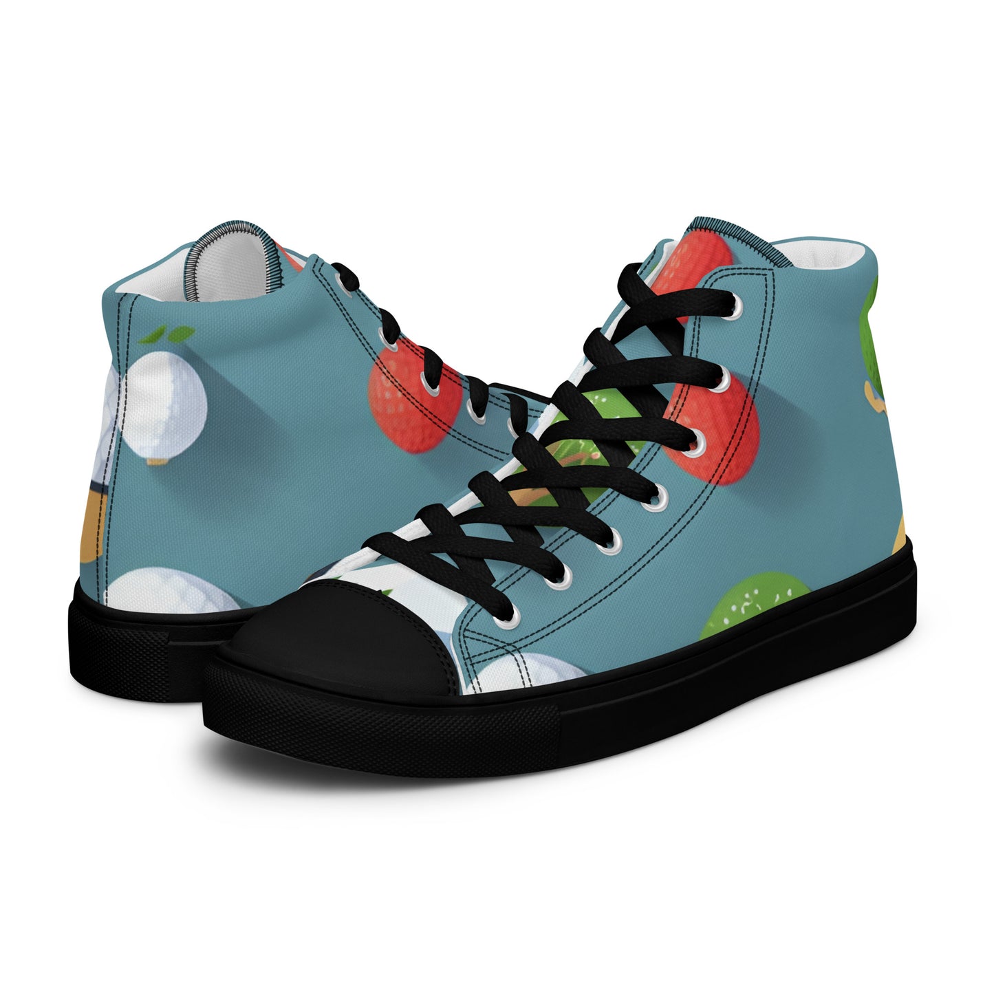 Men’s high top canvas shoes