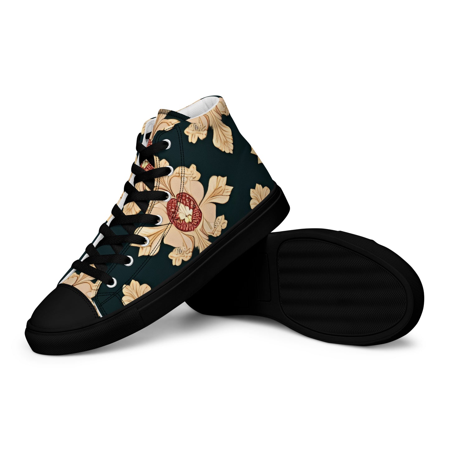 Men’s high top canvas shoes