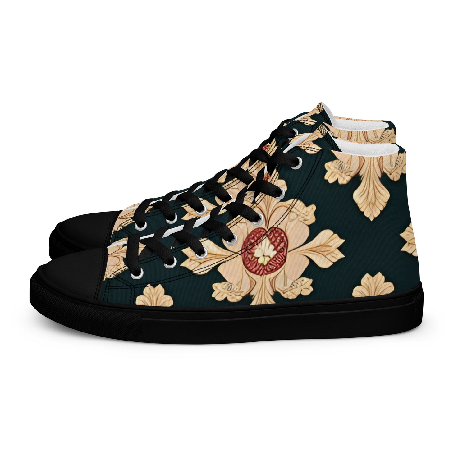 Men’s high top canvas shoes