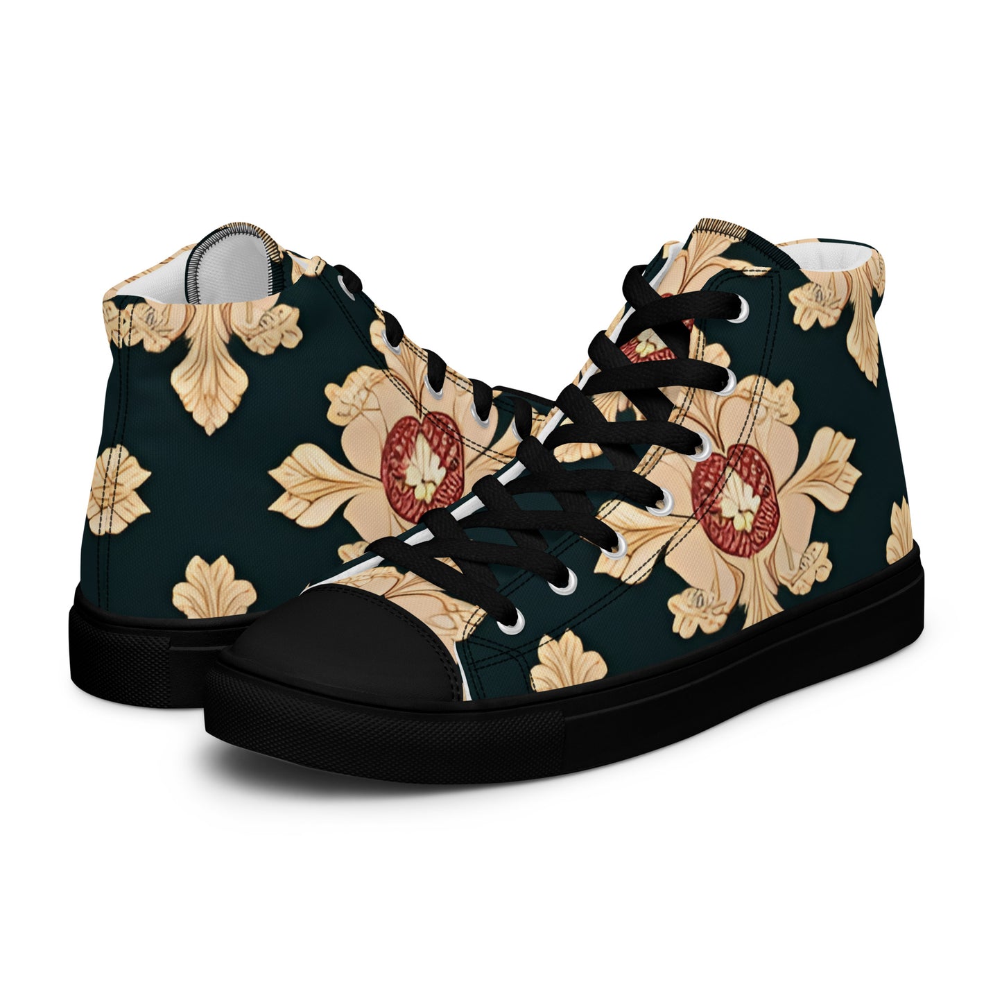 Men’s high top canvas shoes