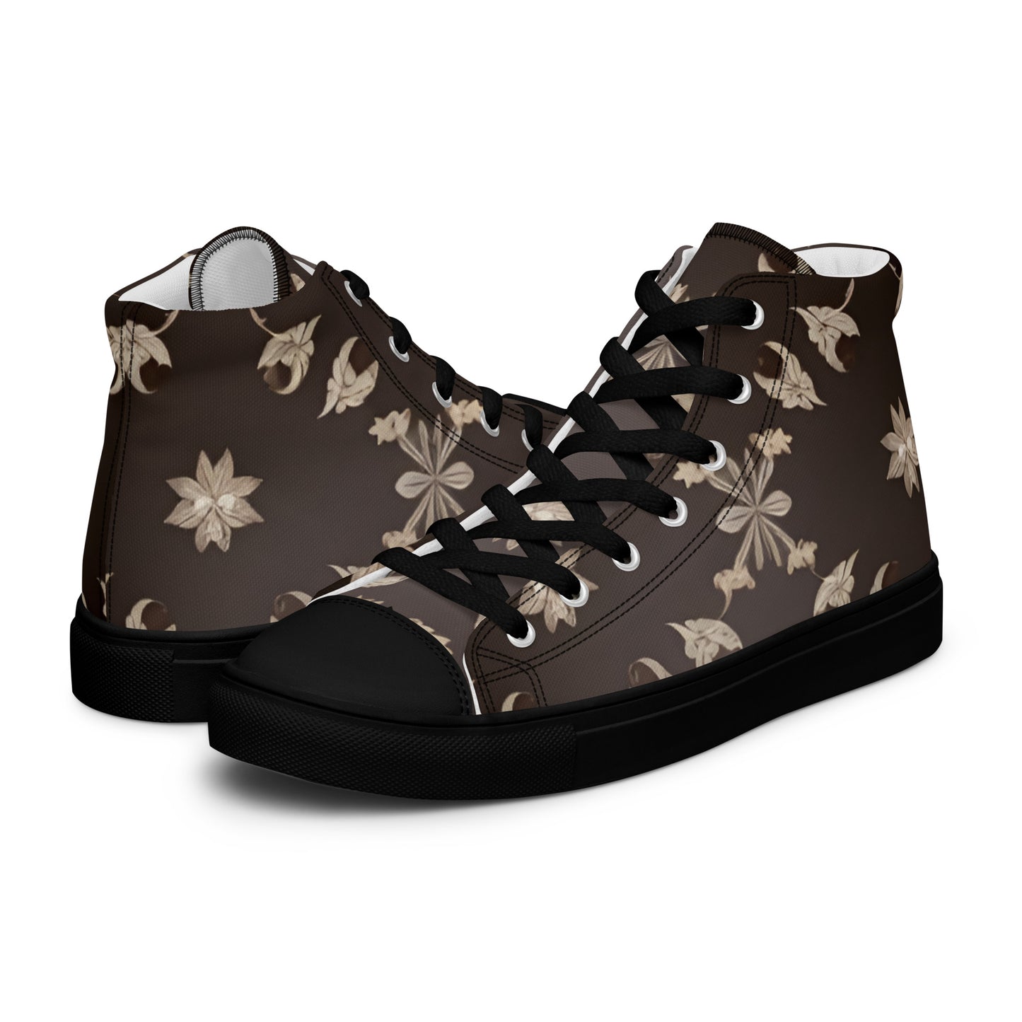 Men’s high top canvas shoes