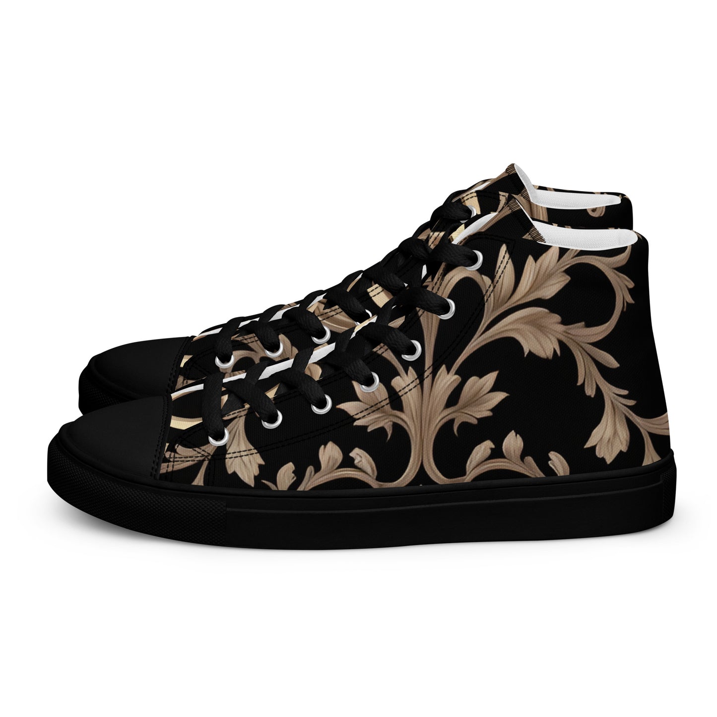 Men’s high top canvas shoes