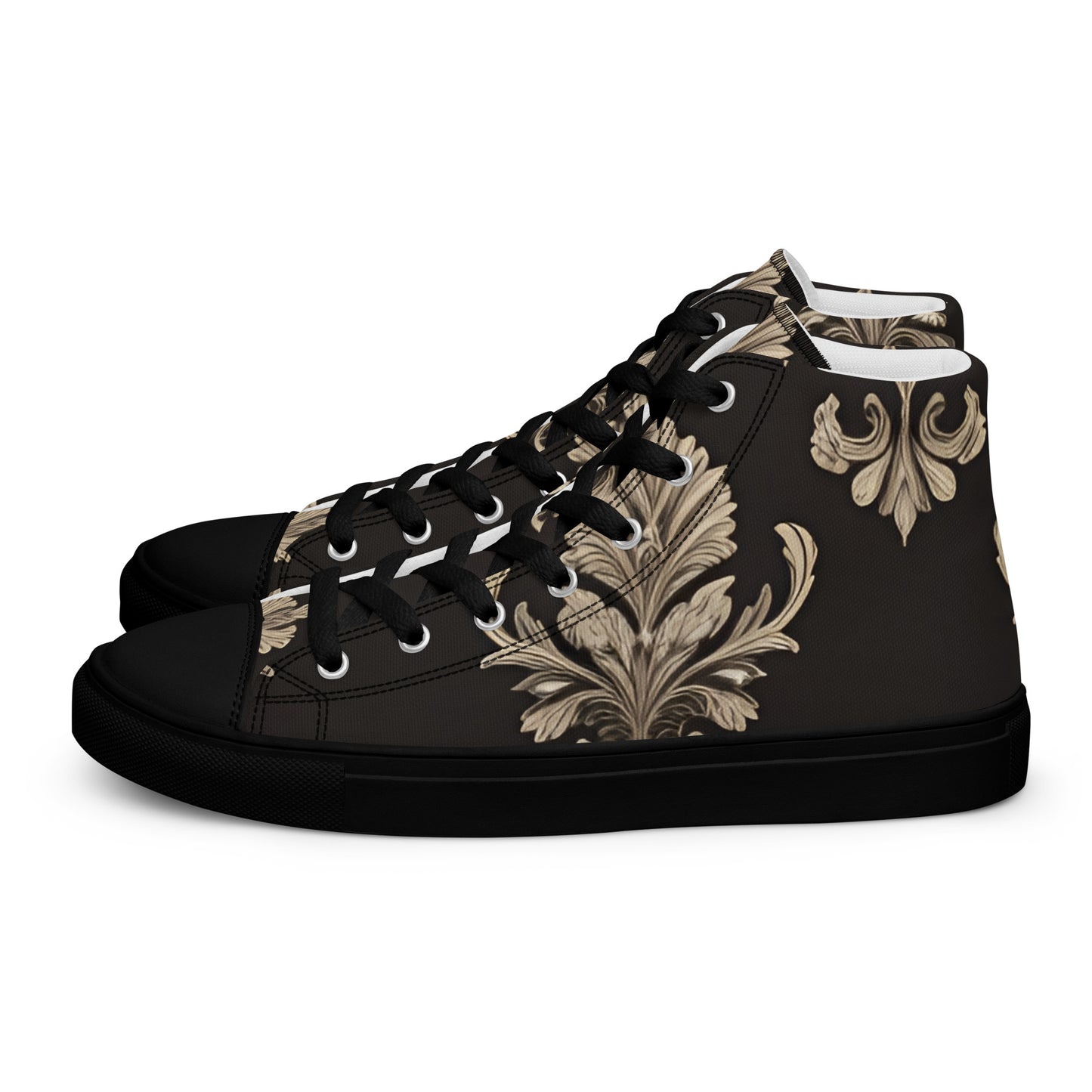 Men’s high top canvas shoes