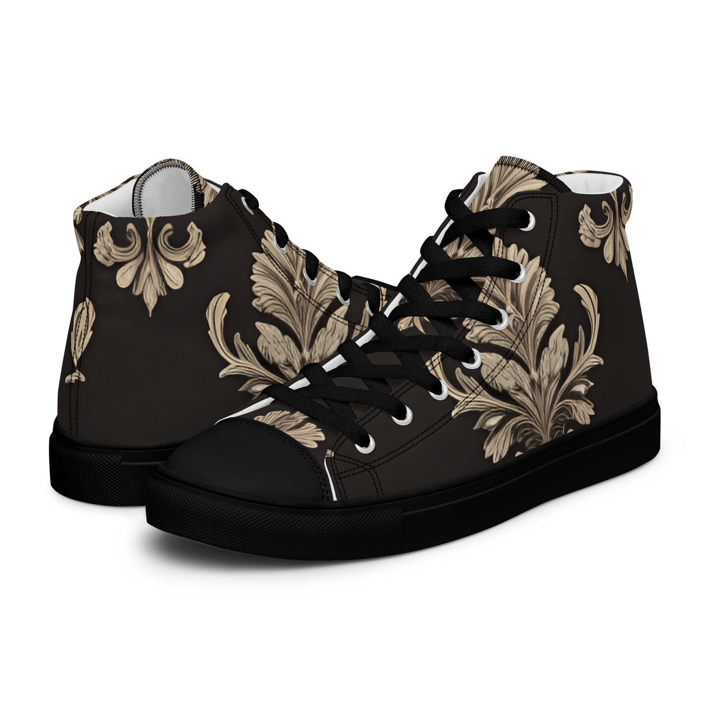 Men’s high top canvas shoes