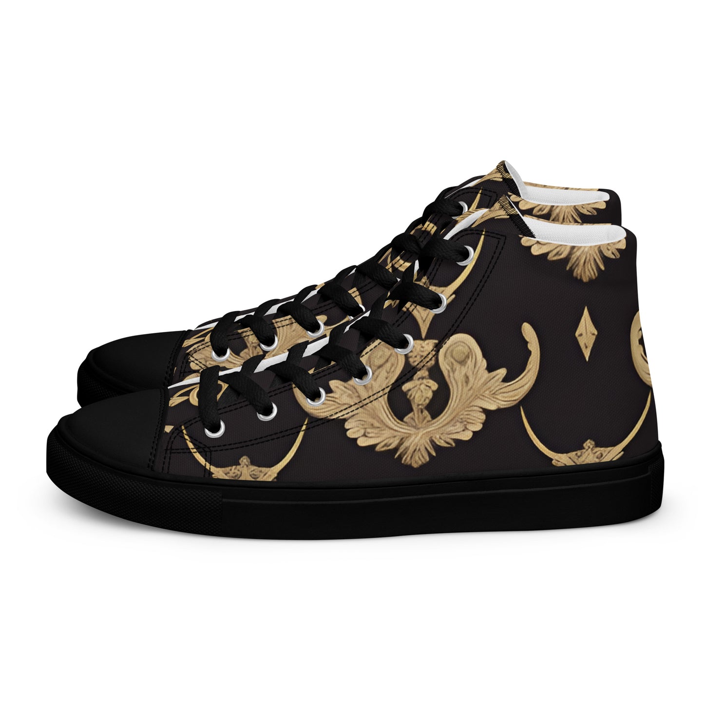 Men’s high top canvas shoes