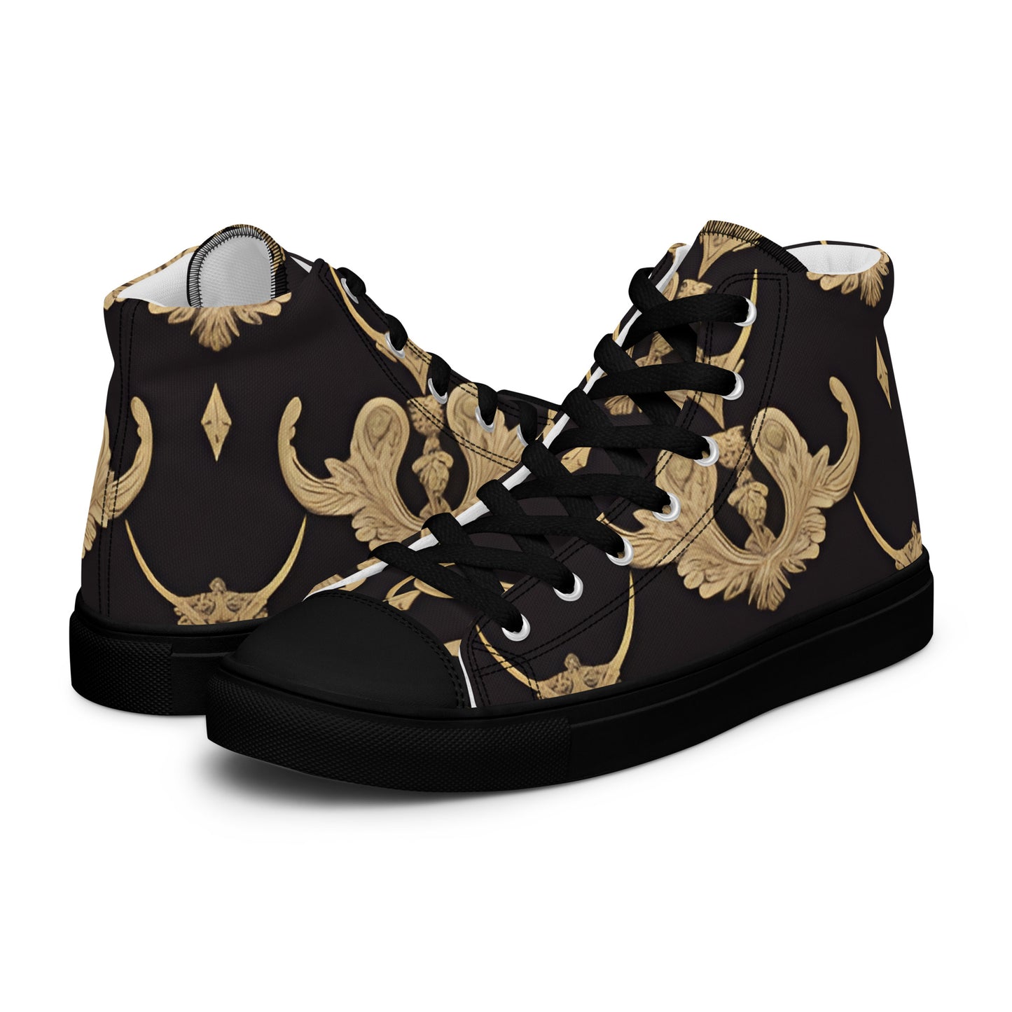 Men’s high top canvas shoes