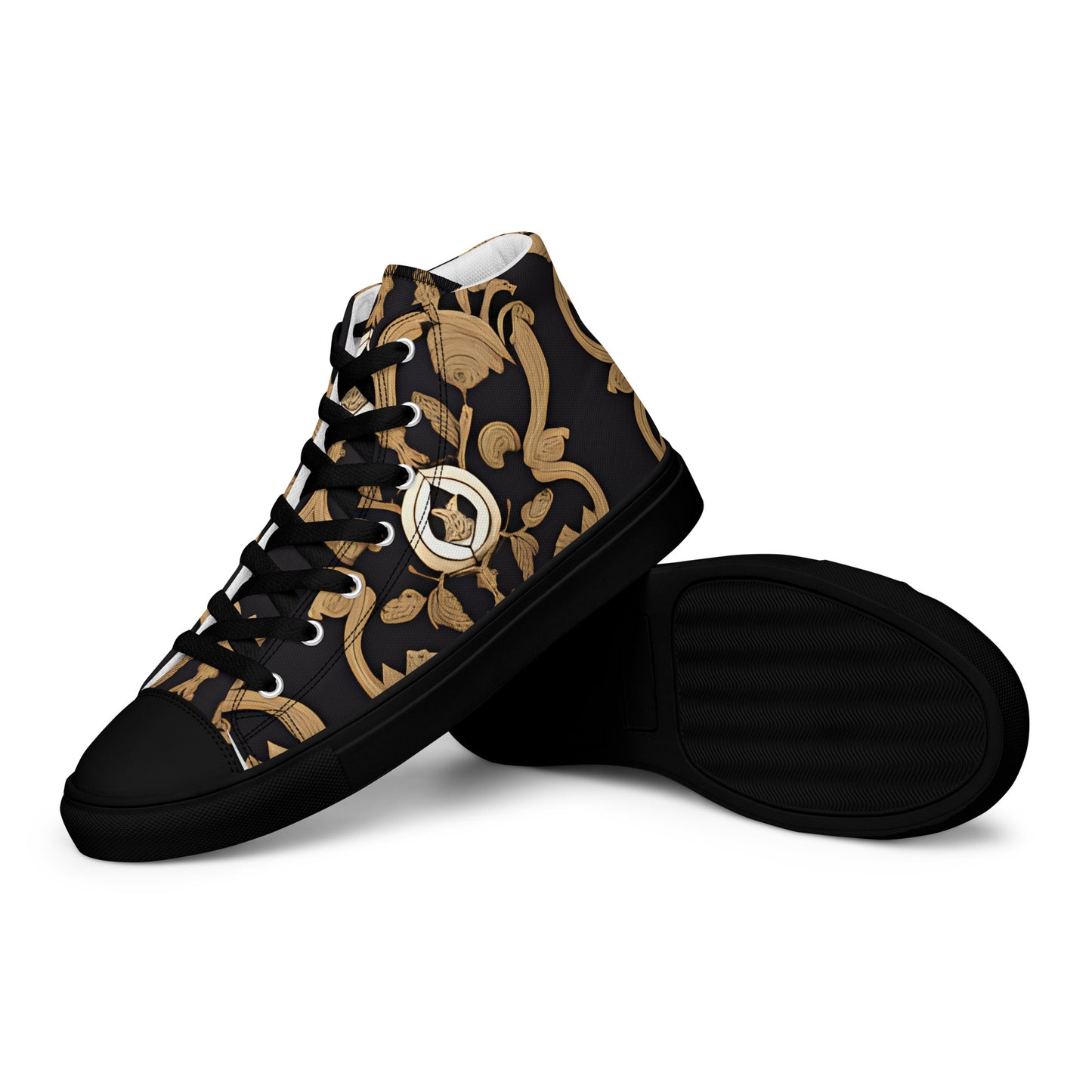 Men’s high top canvas shoes