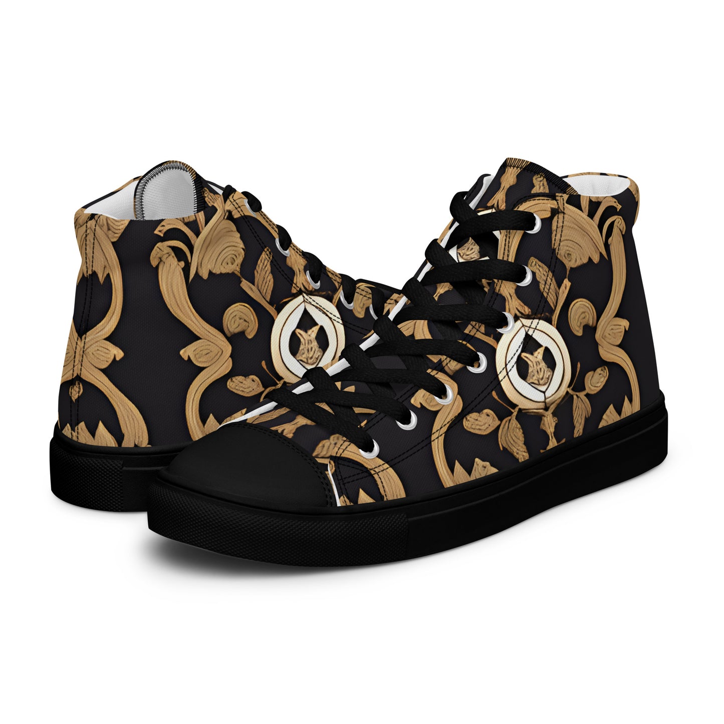 Men’s high top canvas shoes