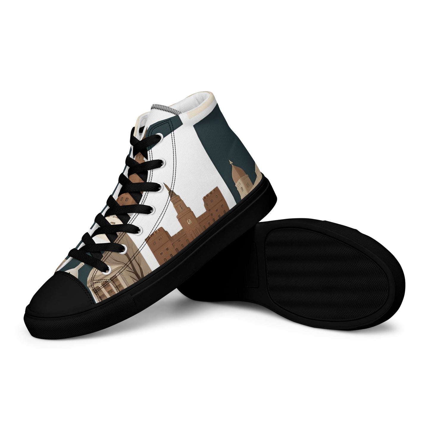 Men’s high top canvas shoes