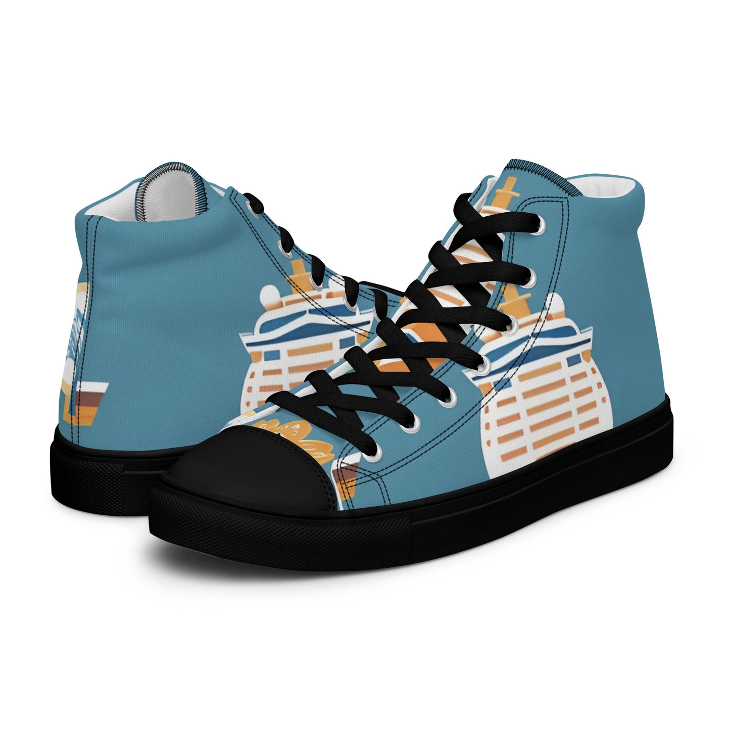 Men’s high top canvas shoes