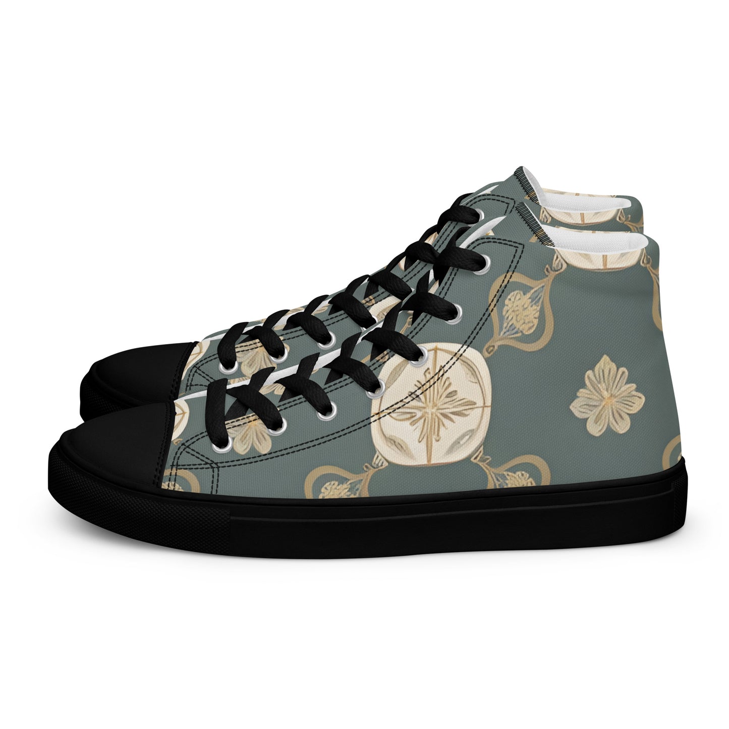 Men’s high top canvas shoes