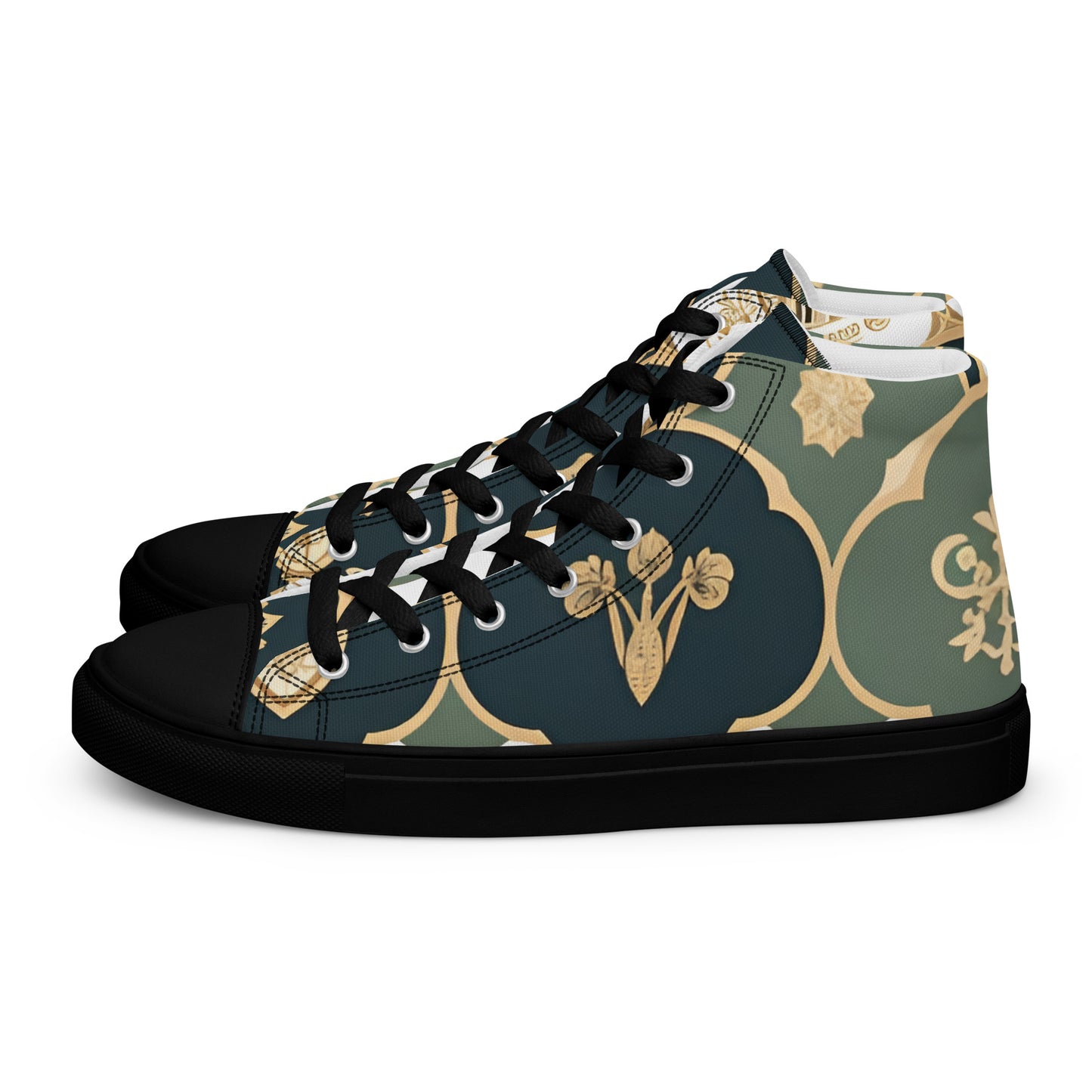 Men’s high top canvas shoes