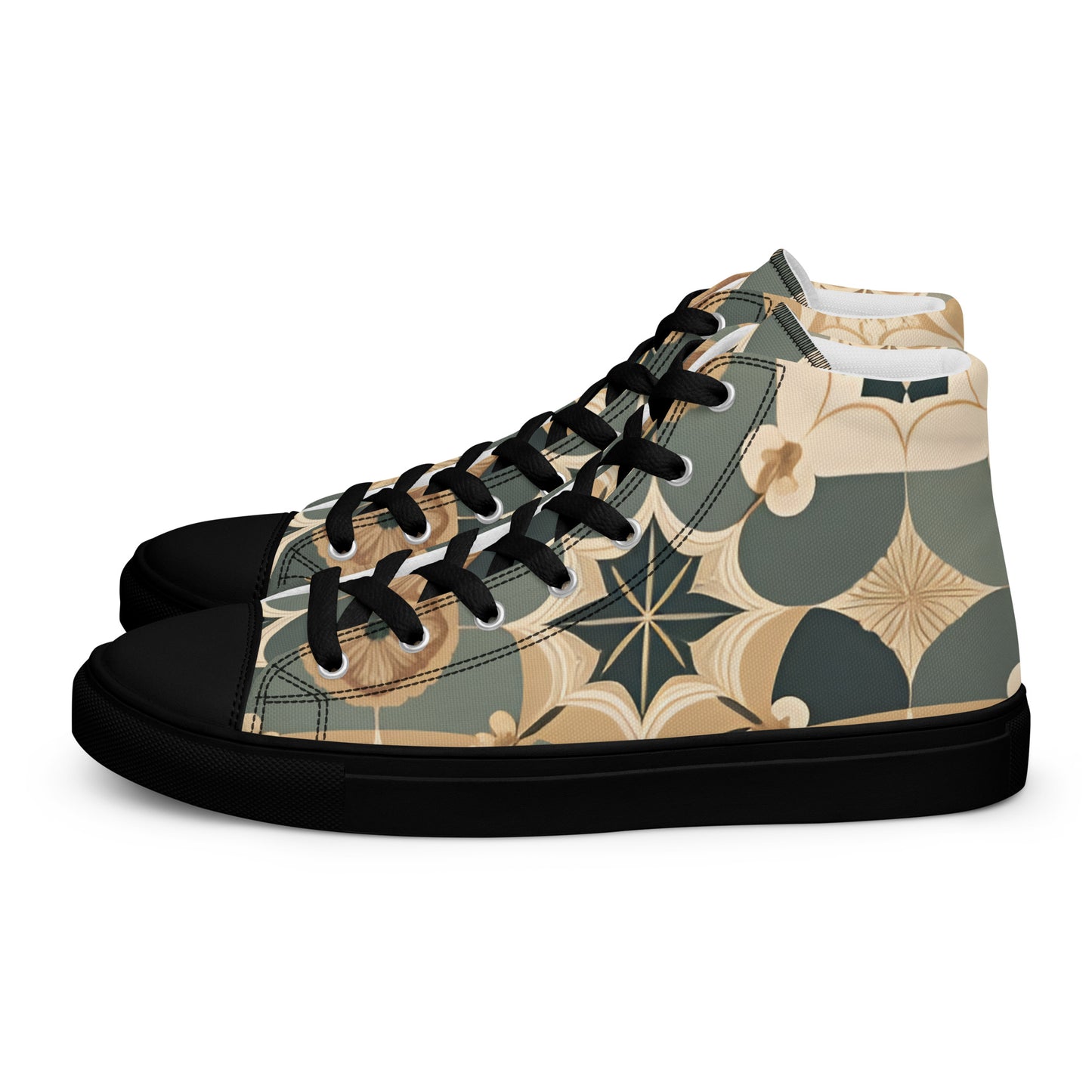 Men’s high top canvas shoes