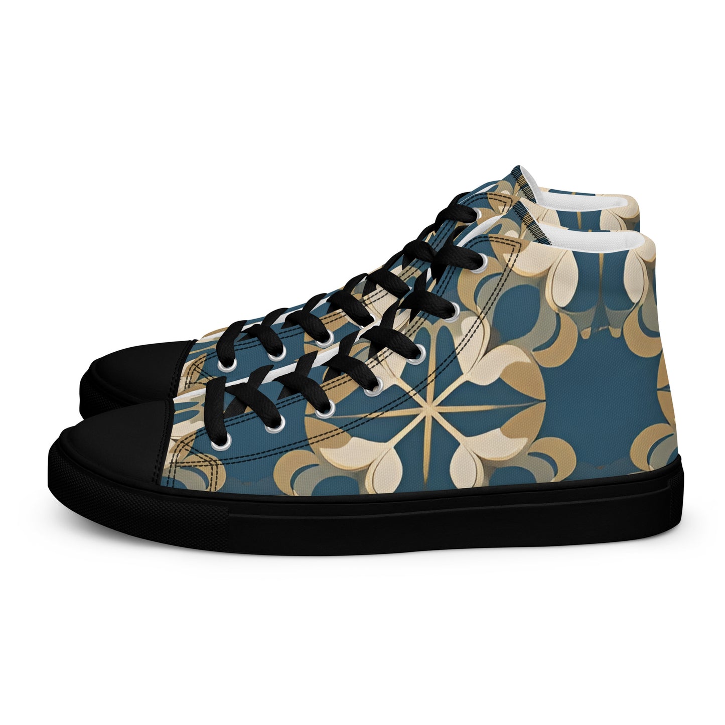 Men’s high top canvas shoes