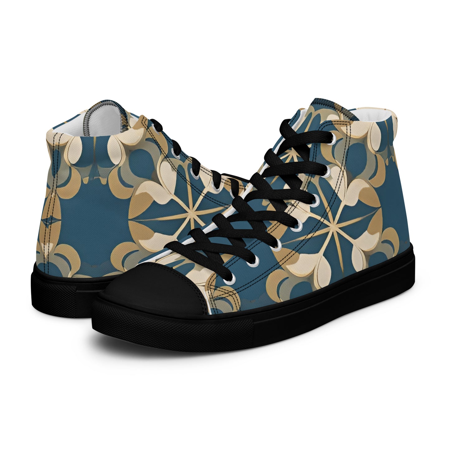 Men’s high top canvas shoes