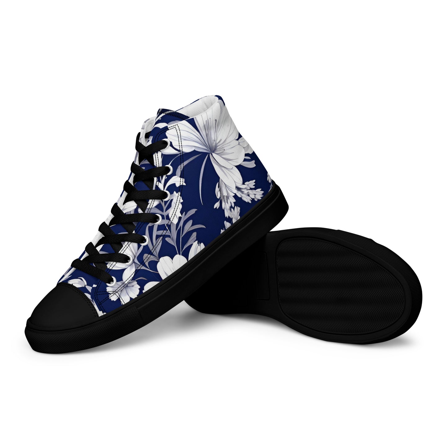 Men’s high top canvas shoes