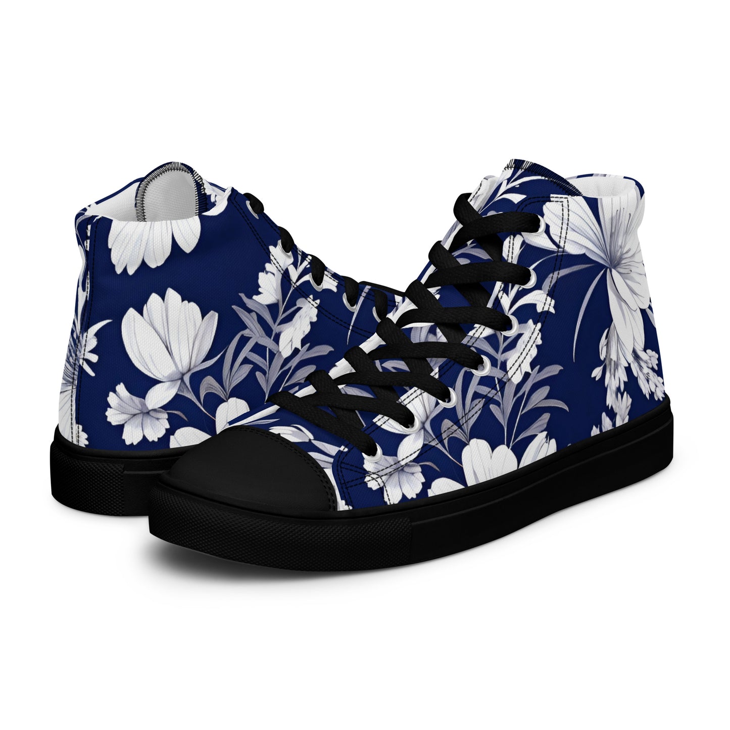 Men’s high top canvas shoes