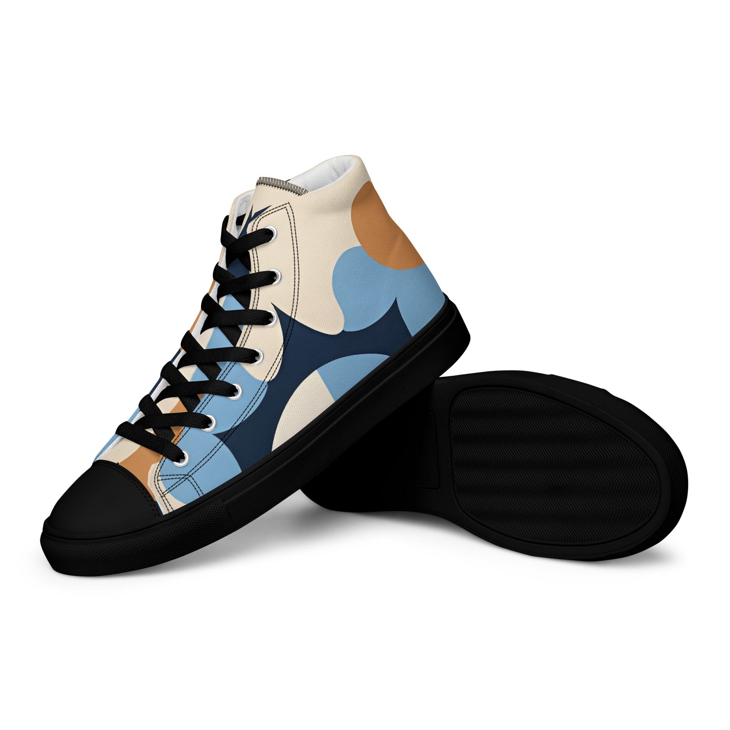 Men’s high top canvas shoes