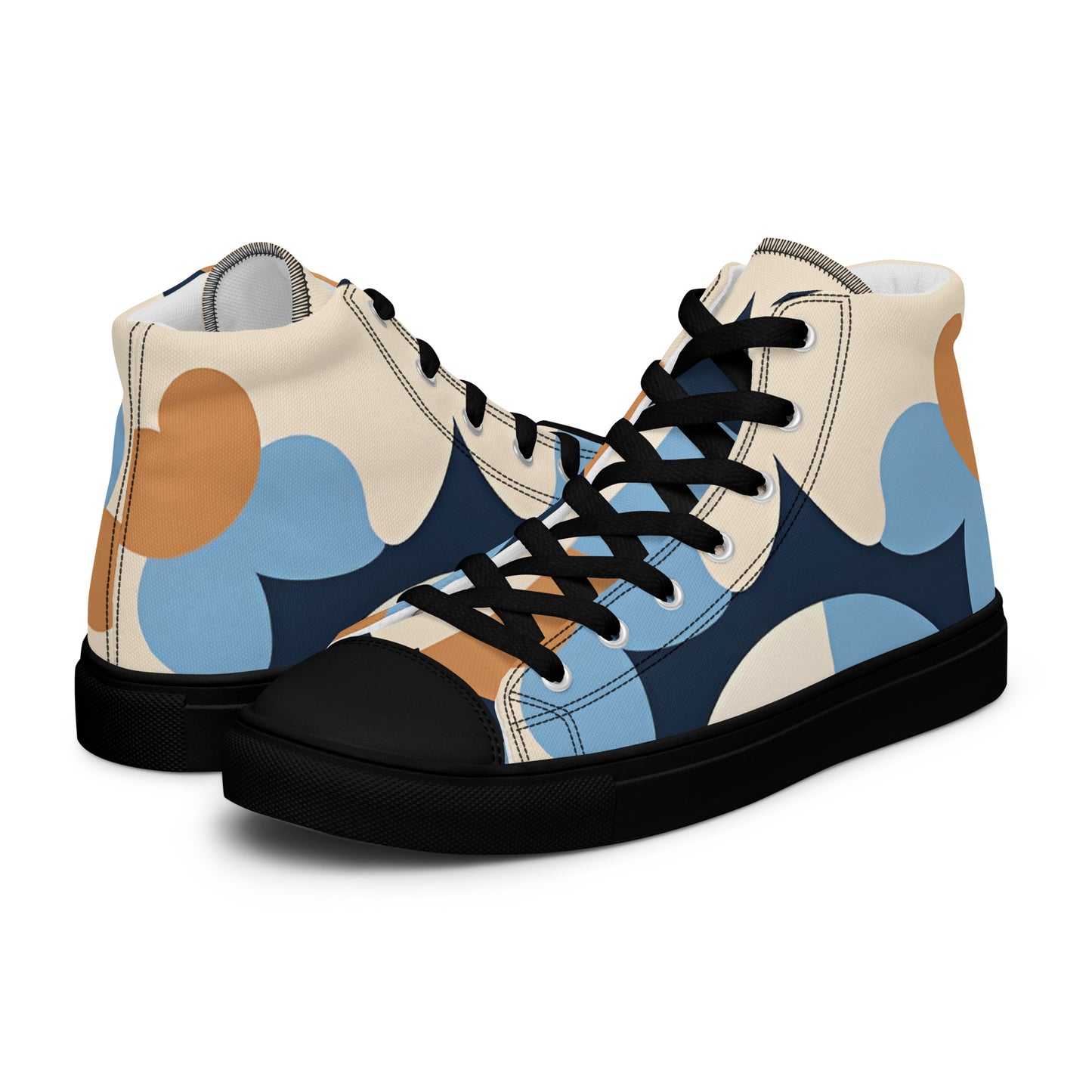 Men’s high top canvas shoes